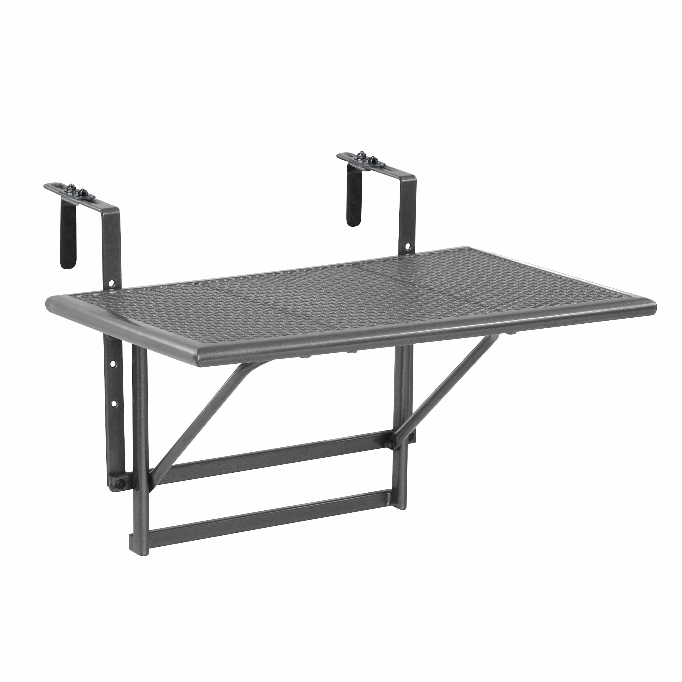 Greemotion Toulouse stół balkonowy składany z siatki metalowej antracytowo-szary 56x60x40 cm