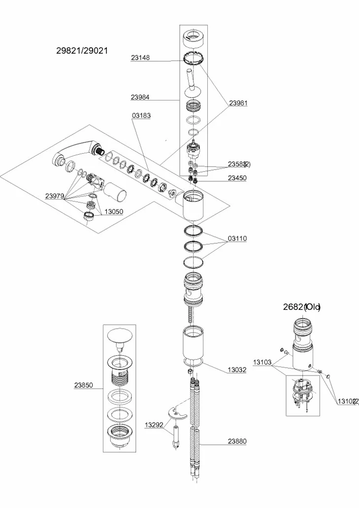Damixa Zestaw serwisowy z uszczelką kartusza 23984 do armatury Arc 29000/29818