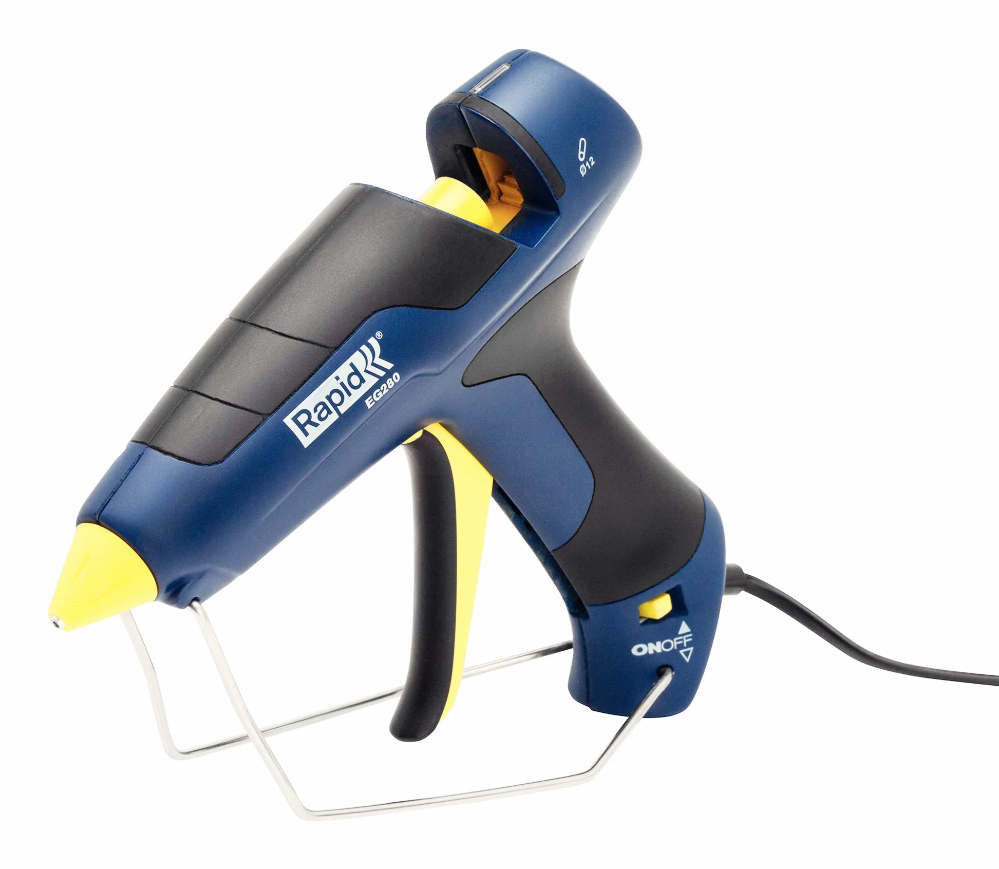 Rapid 5000426 EG280 pistolet do klejenia na gorąco Ø 12 mm, 500 W, niebieski