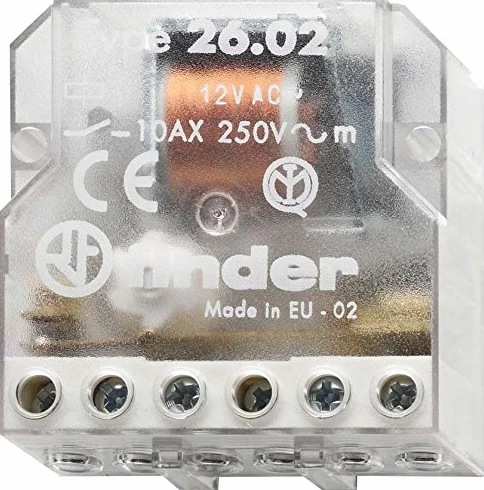 Finder 260880120000 wyłącznik prądu do rolet 2 zamykacze, 12 VAC, 4 sekwencje przełączania, 10 A