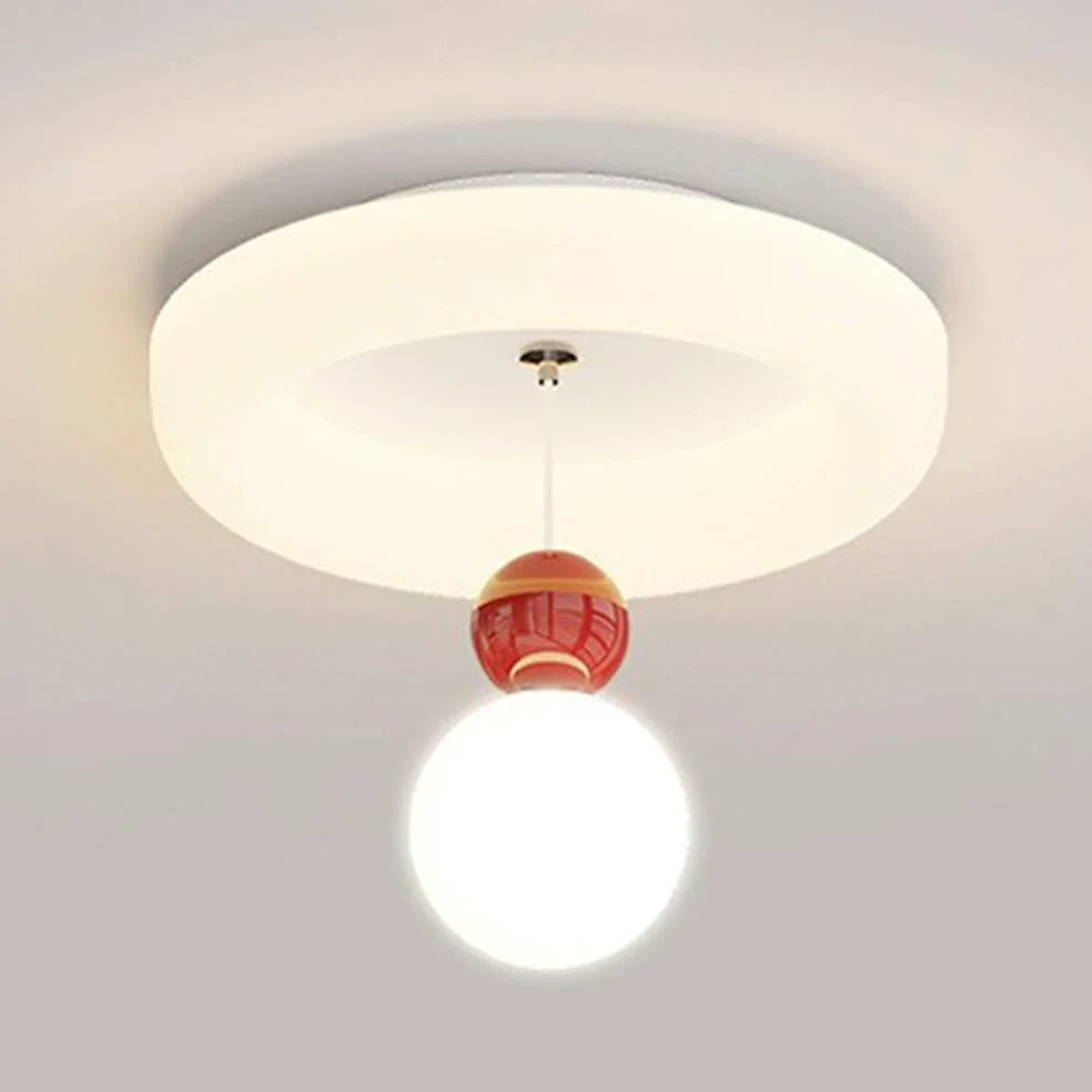 Kwadratowa Sufitowa Led Z 3 Trybami Kolorów, 20 W, Sufitowa Do Wnętrz, Nowoczesna Okrągła Sufitowa, Biała Akrylowa Sufitowa Do Korytarza, Ganku/Okrągły