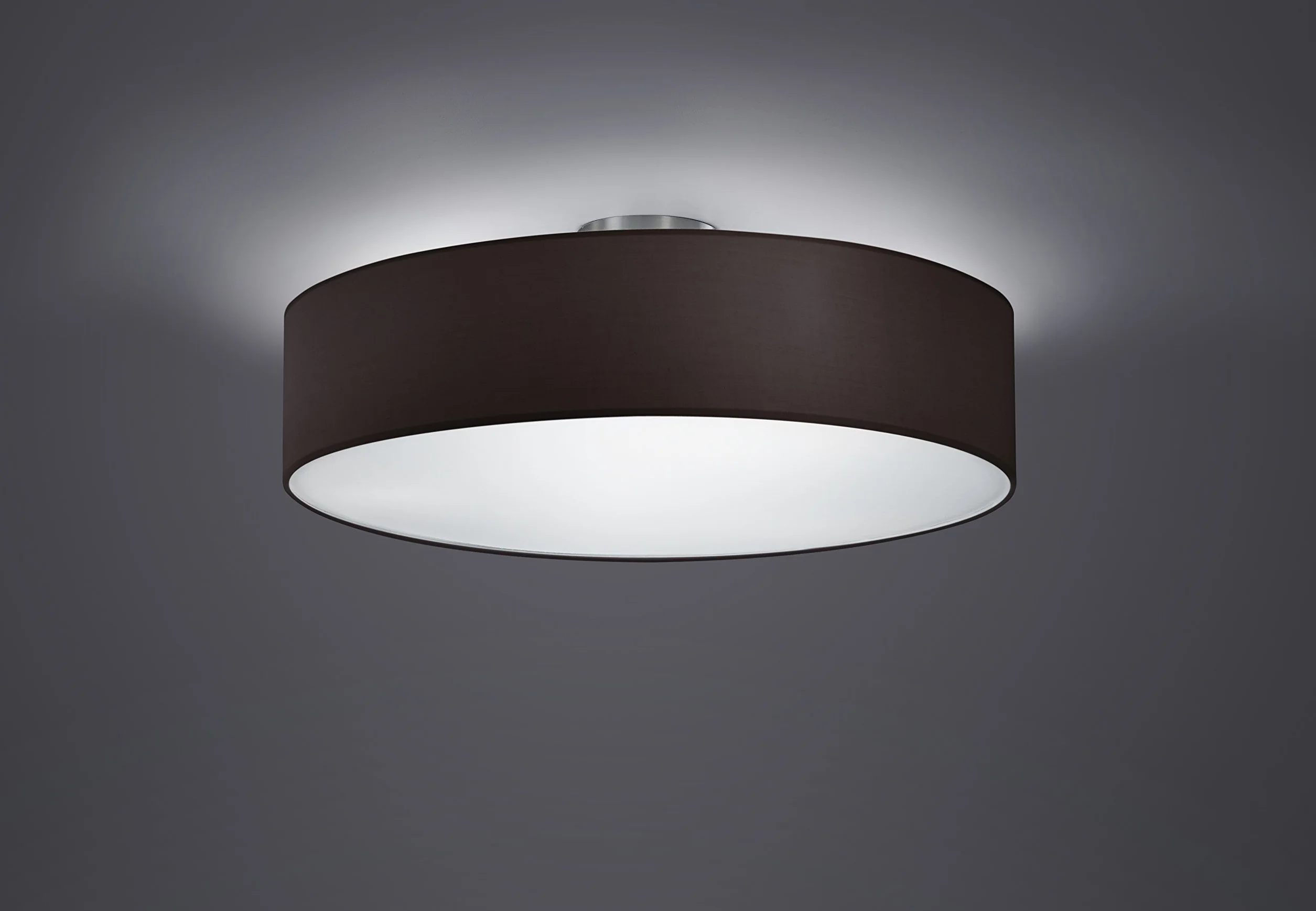 Trio Leuchten Lampa sufitowa, nikiel, czarny, czarny