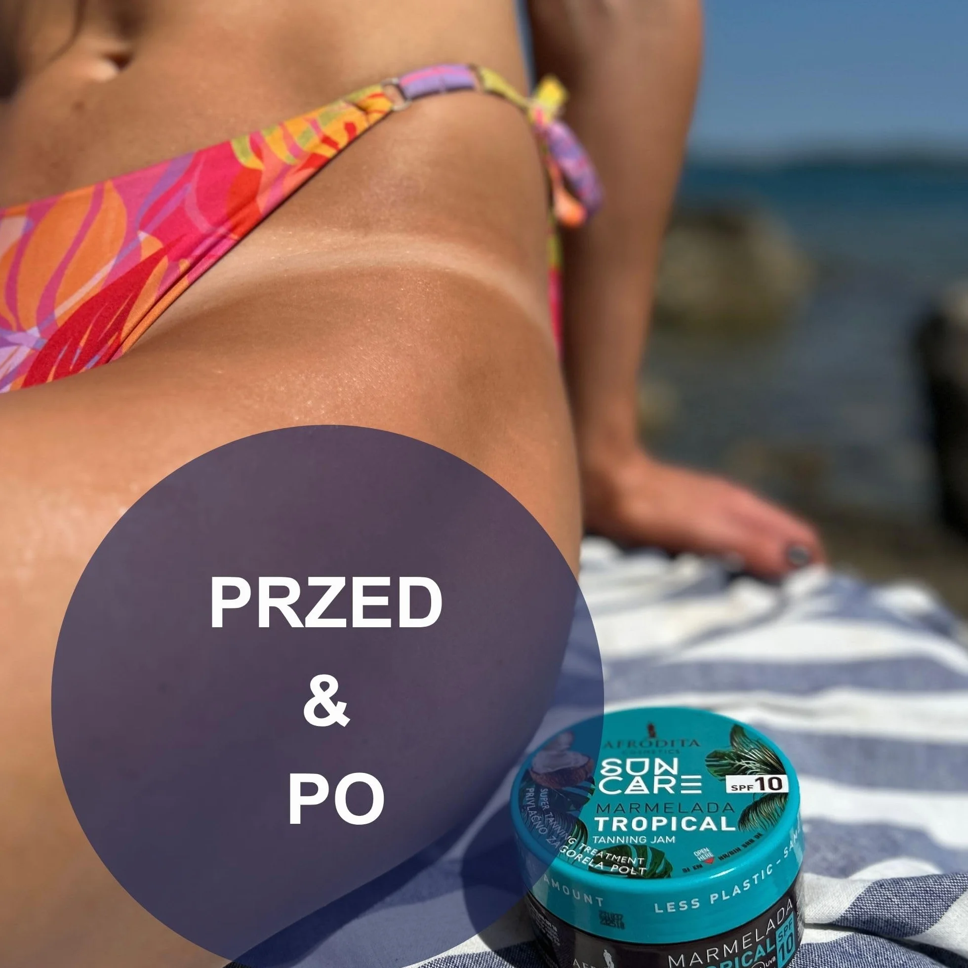Afrodita Cosmetics Sun Care Przyspieszacz opalania, do szybkiej i intensywnej opalenizny, 100% brązowa skóra, bogata tekstura, oleista formuła kremowa (Tropical)