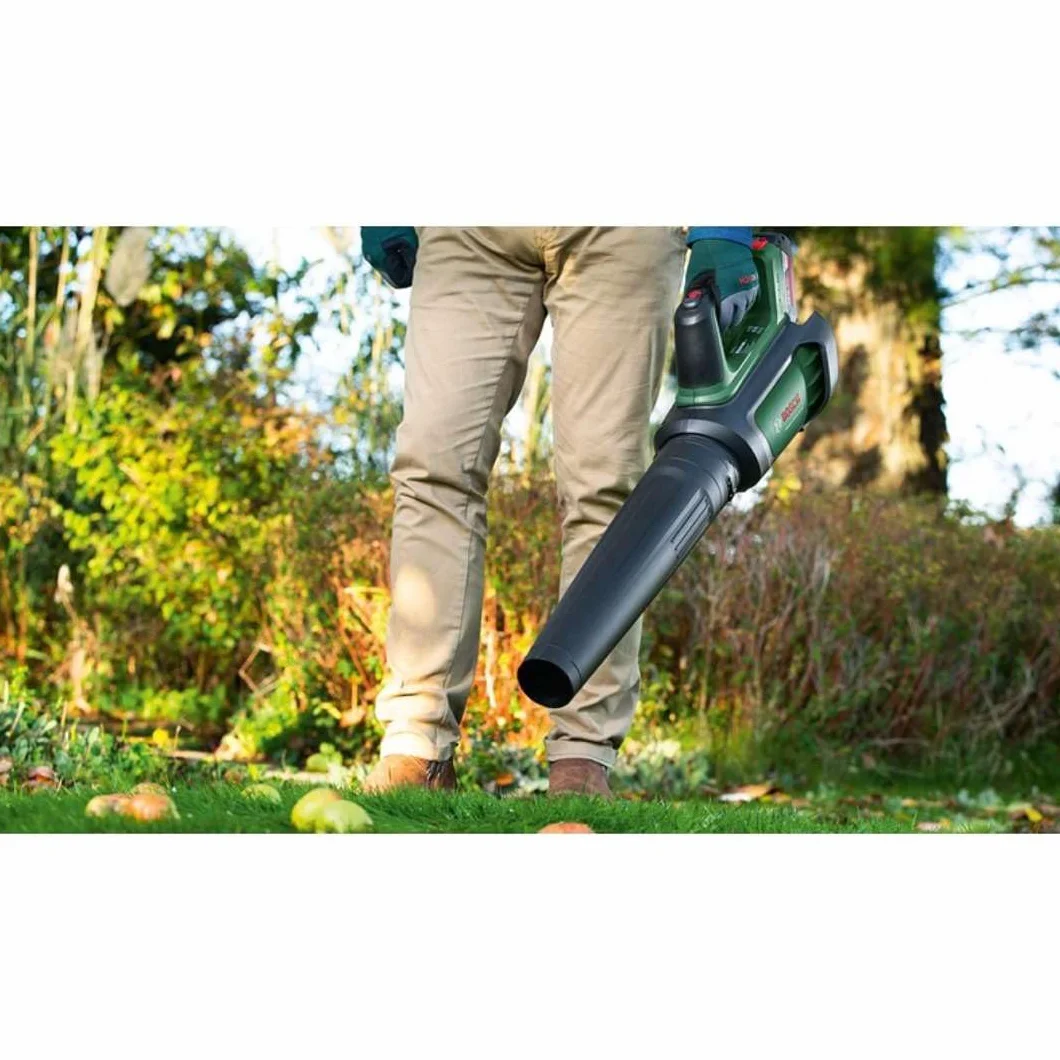 Bosch Home and Garden Akumulatorowa Dmuchawa do Liści, 36V-750, Bez Akumulatora, System 36V, do Usuwania Zalegających Liści i Porządkowania Dużych Terenów, Waga 2.8 kg, Opakowanie Kartooptymalne