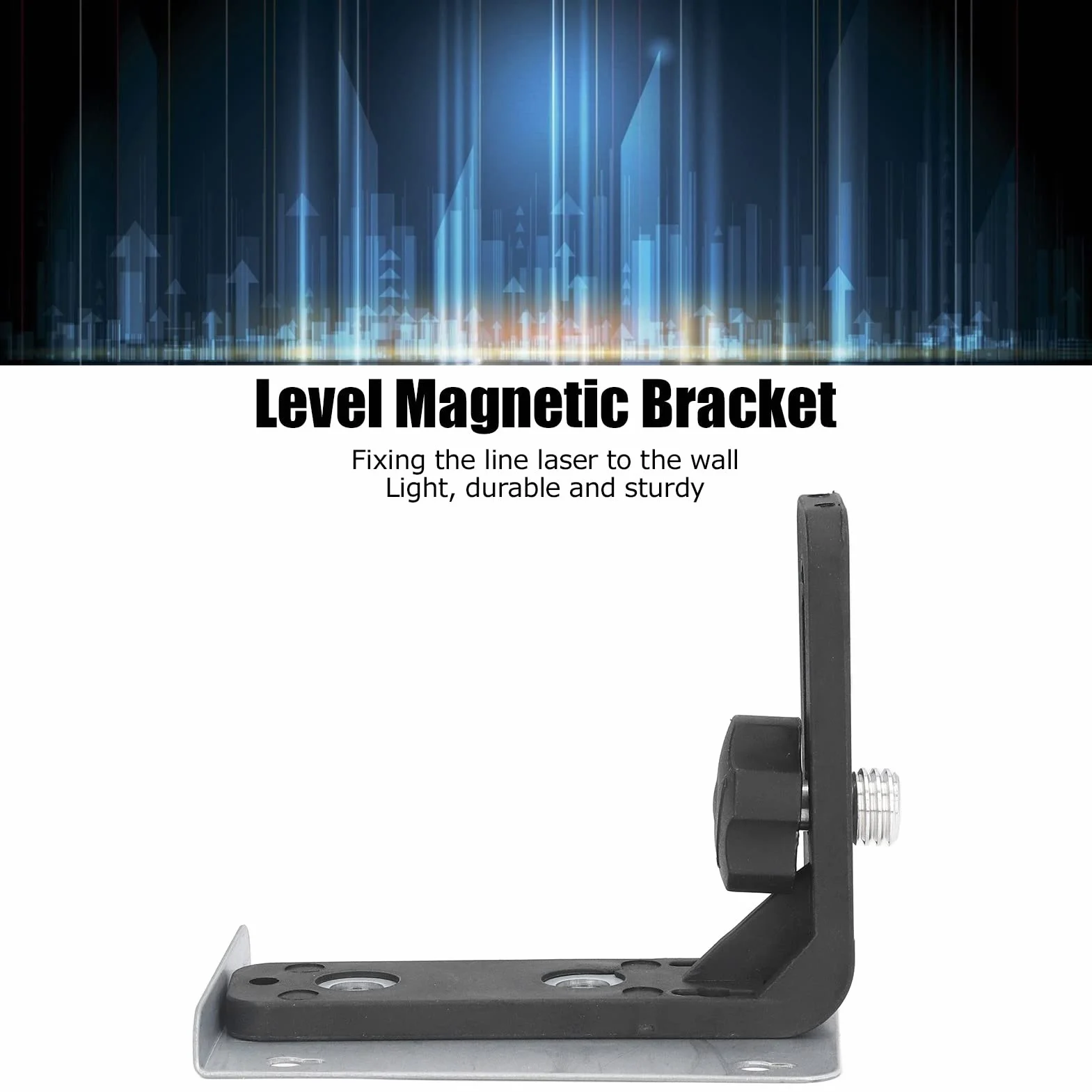 5/8 Calowy Uchwyt Magnetyczny, Uchwyt Magnetyczny Do Poziomicy Laserowej W Kształcie Litery L, Regulowana Podpora Do Montażu Na Ścianie, Do Instrumentów Laserowych I Akcesoriów Do Zawieszania