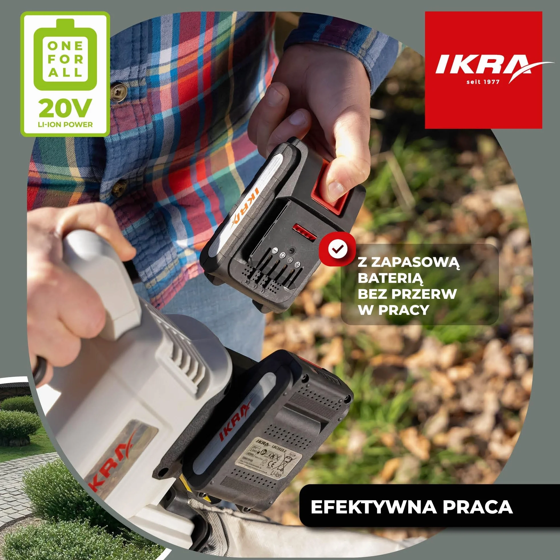 IKRA Akumulator litowo-jonowy 20 V 2,0 Ah LI 22