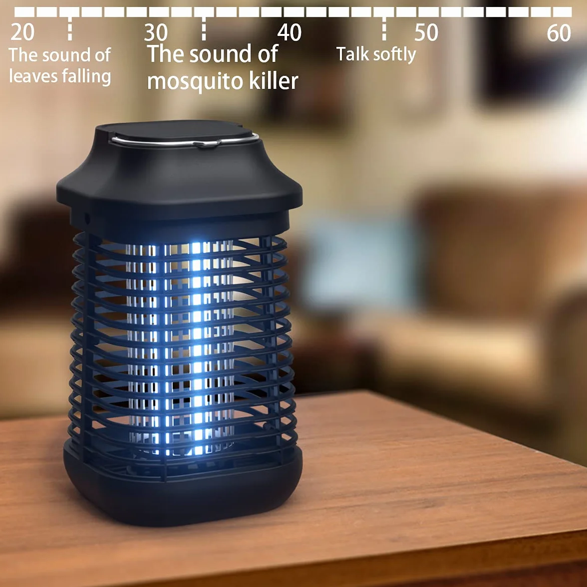 Bug Zapper Outdoor 4200V 20W Mosquito Repellent Metal Housing Waterproof