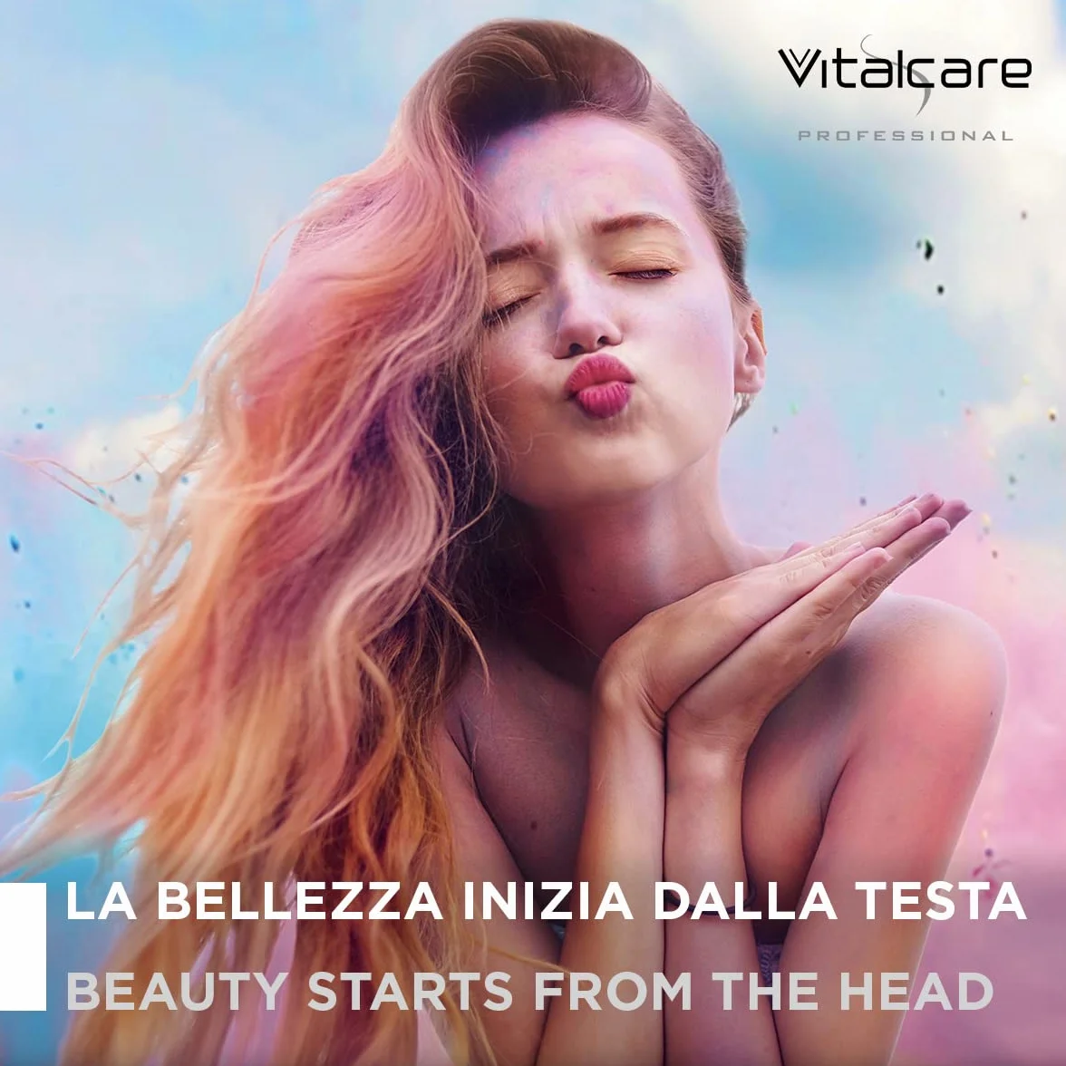 Vitalcare | Vivid - półtrwałe, farbowane włosy, bezpośrednie, miękkie, nawilżone i jasne, kolor Teal
