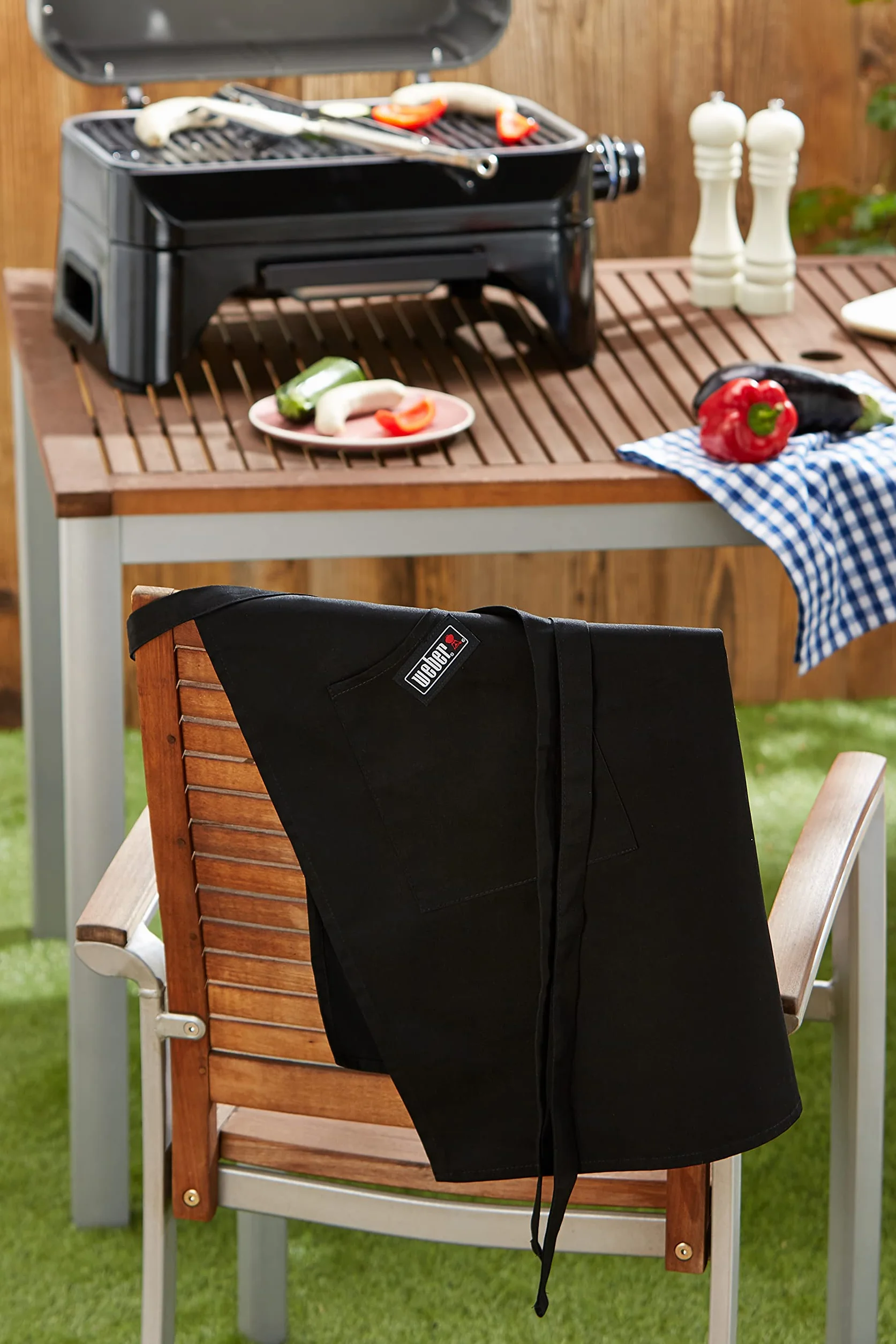 Weber Fartuch do grillowania 100% bawełna czarny 8301