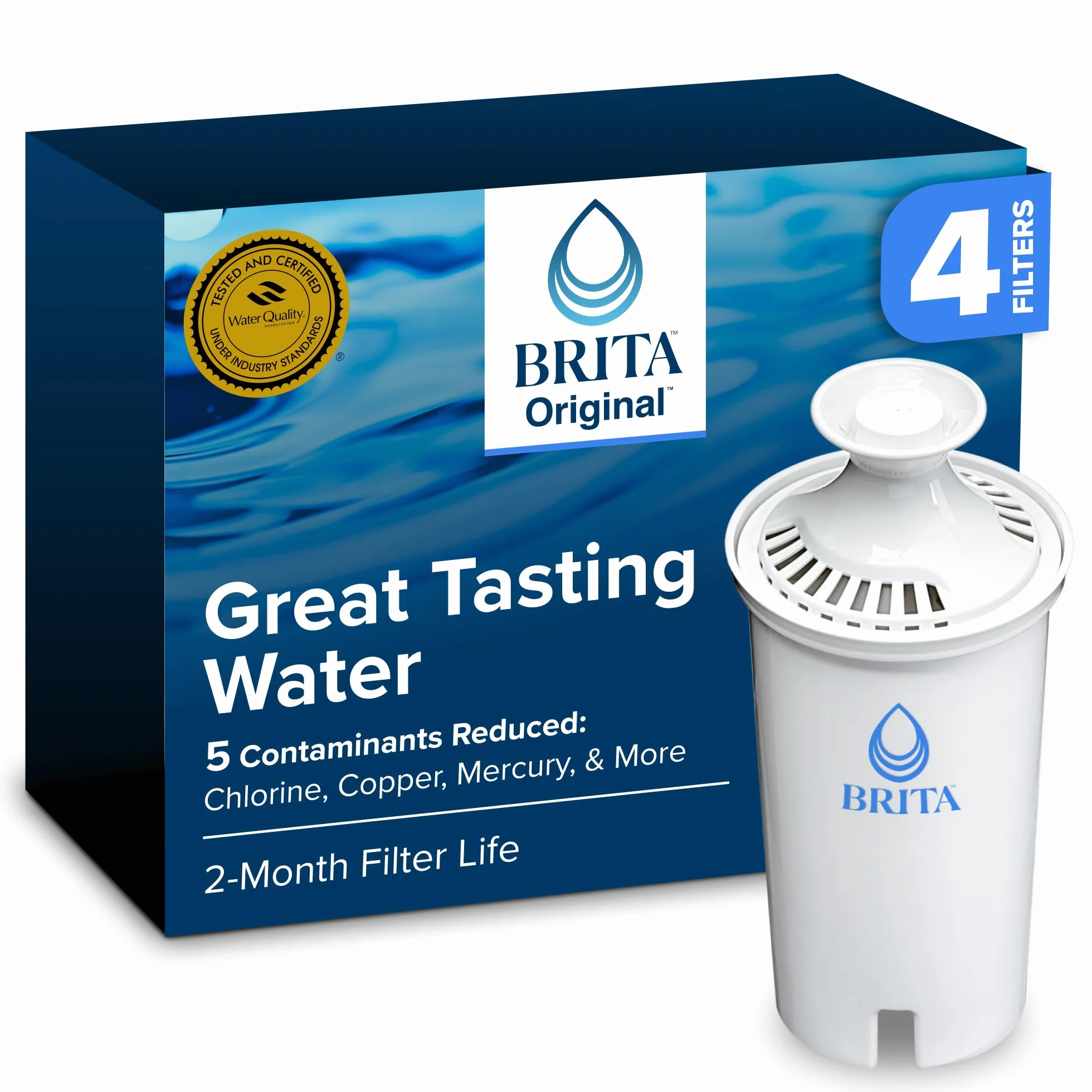 Brita 42432 filtry zamienne do dzbanka, 4-pak
