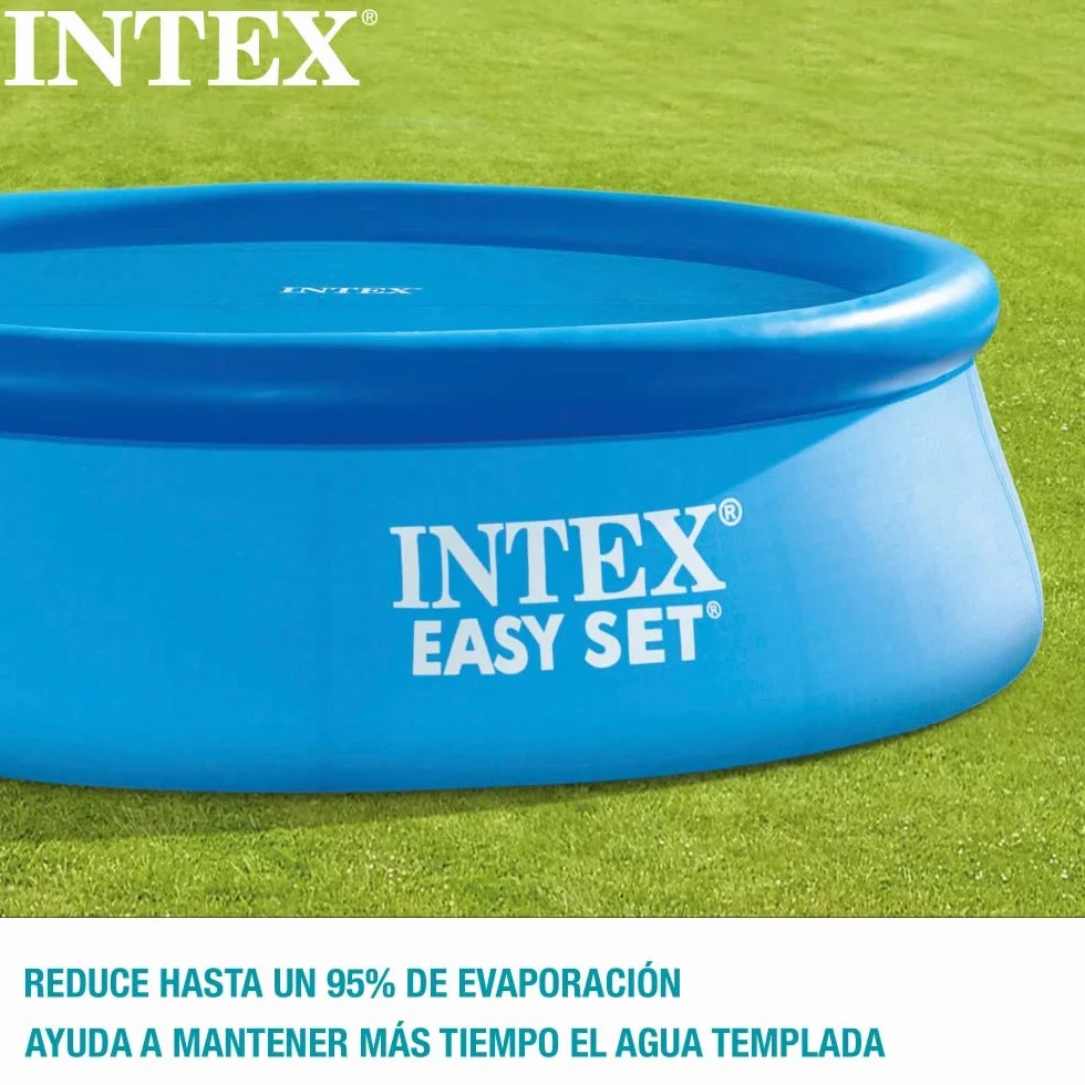 Intex Easy Set Frame Plandeka Solarna 366 cm Niebieski