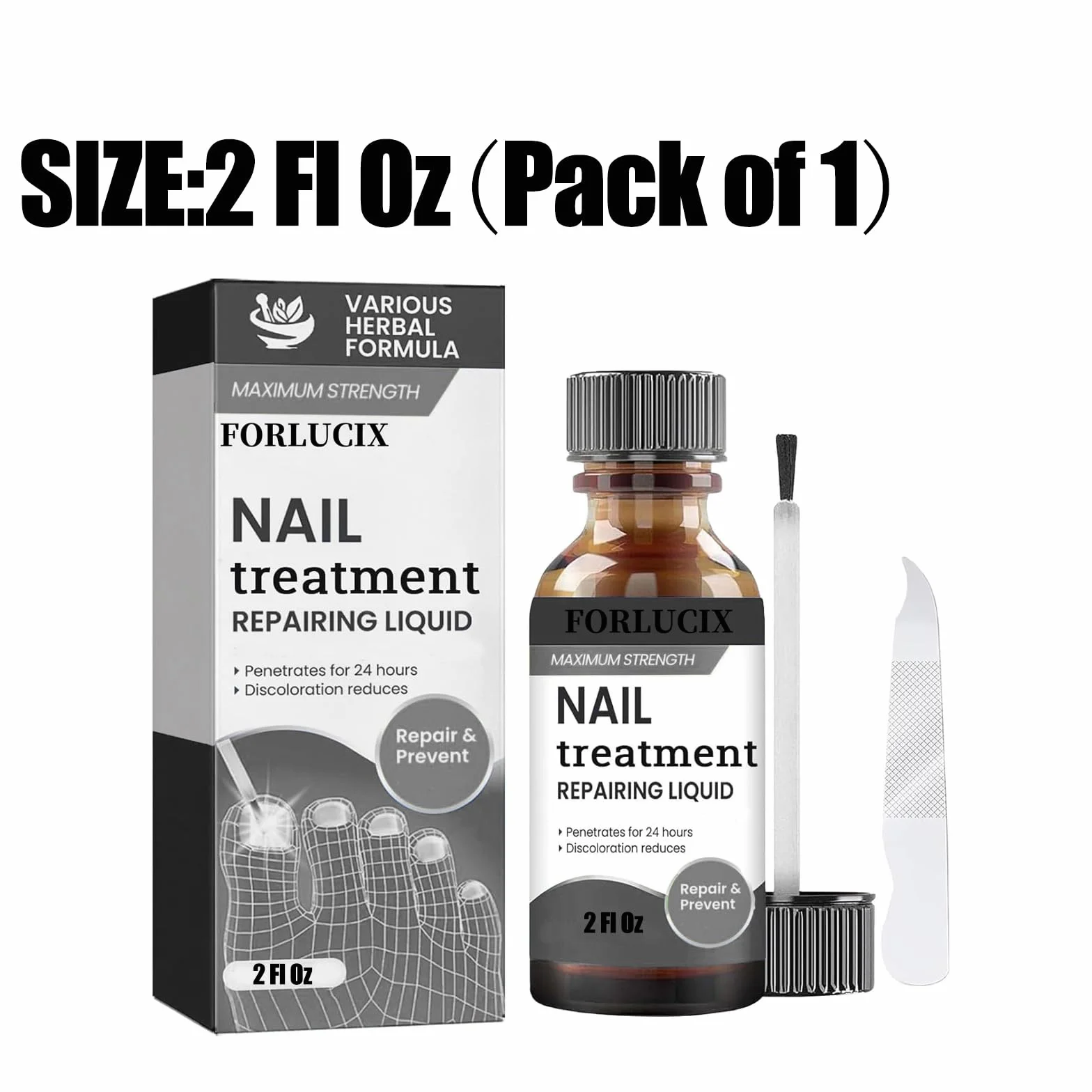 Extra Strength,2 Fl Oz(Pack of 1),Gray
