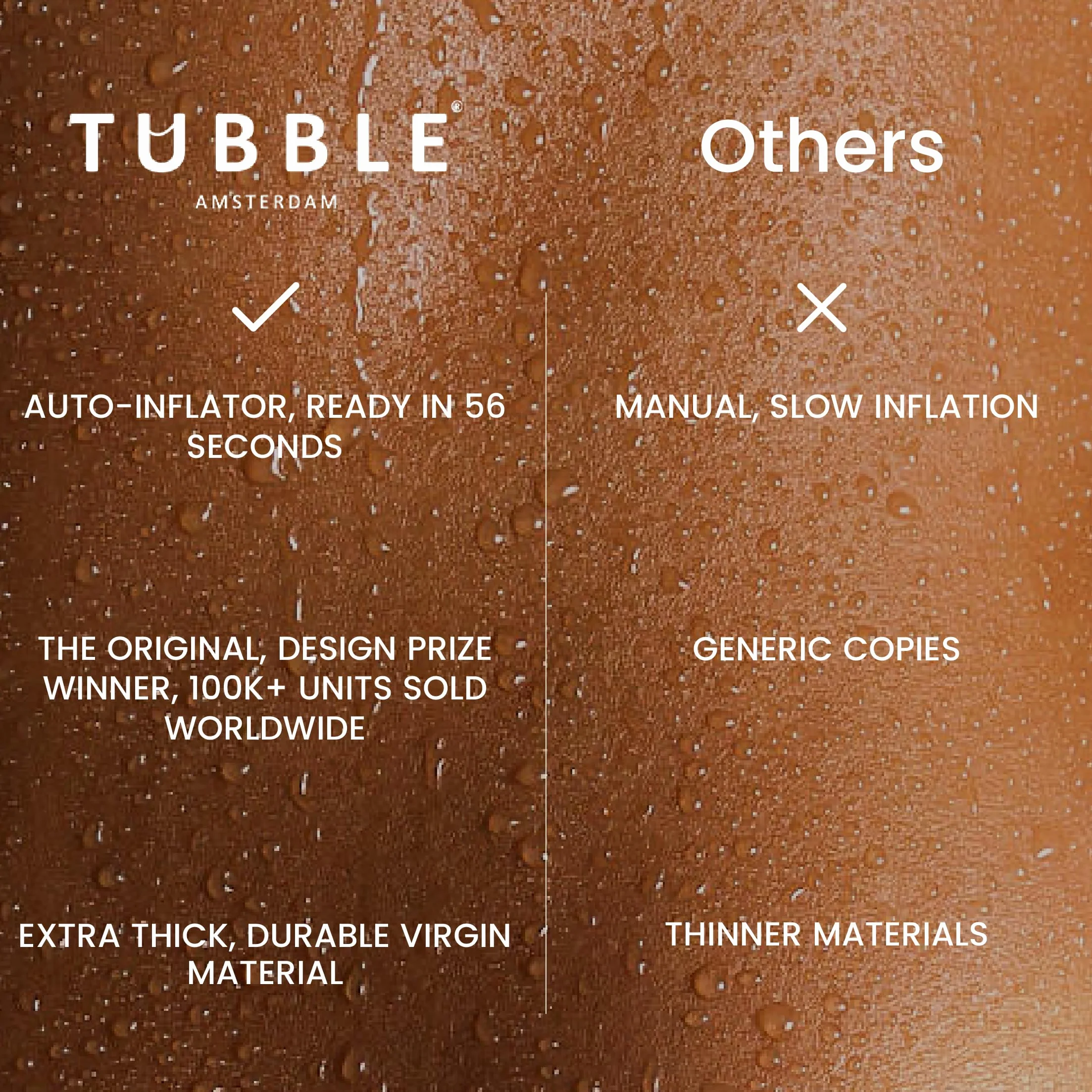 Tubble® Cuzi Nadmuchiwana Wanna z Hydromasażem 255L Black Onyx - Składane Spa dla Dorosłych, Do Użytku Wewnętrznego i Zewnętrznego, Całoroczne Użytkowanie, Relaksujący Masaż Bąbelkowy