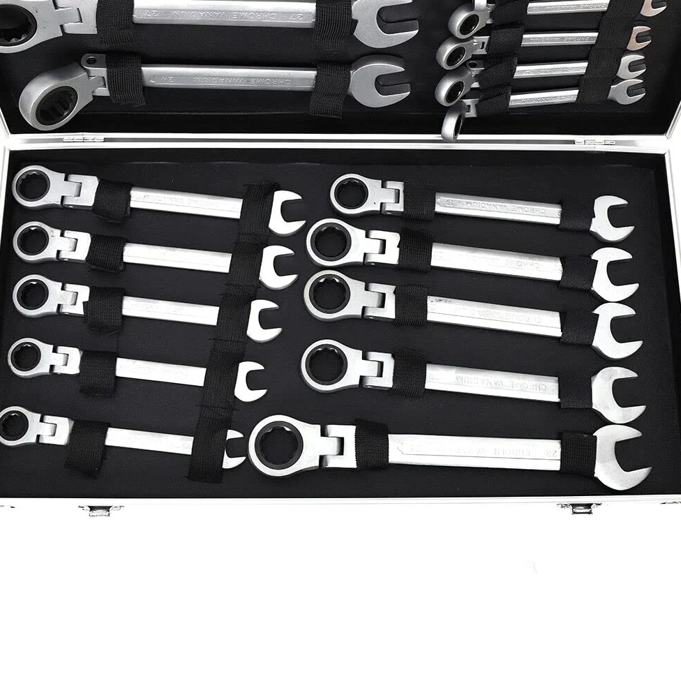 22-częściowy zestaw kluczy płasko-oczkowych 6-32 mm, 6-32 mm