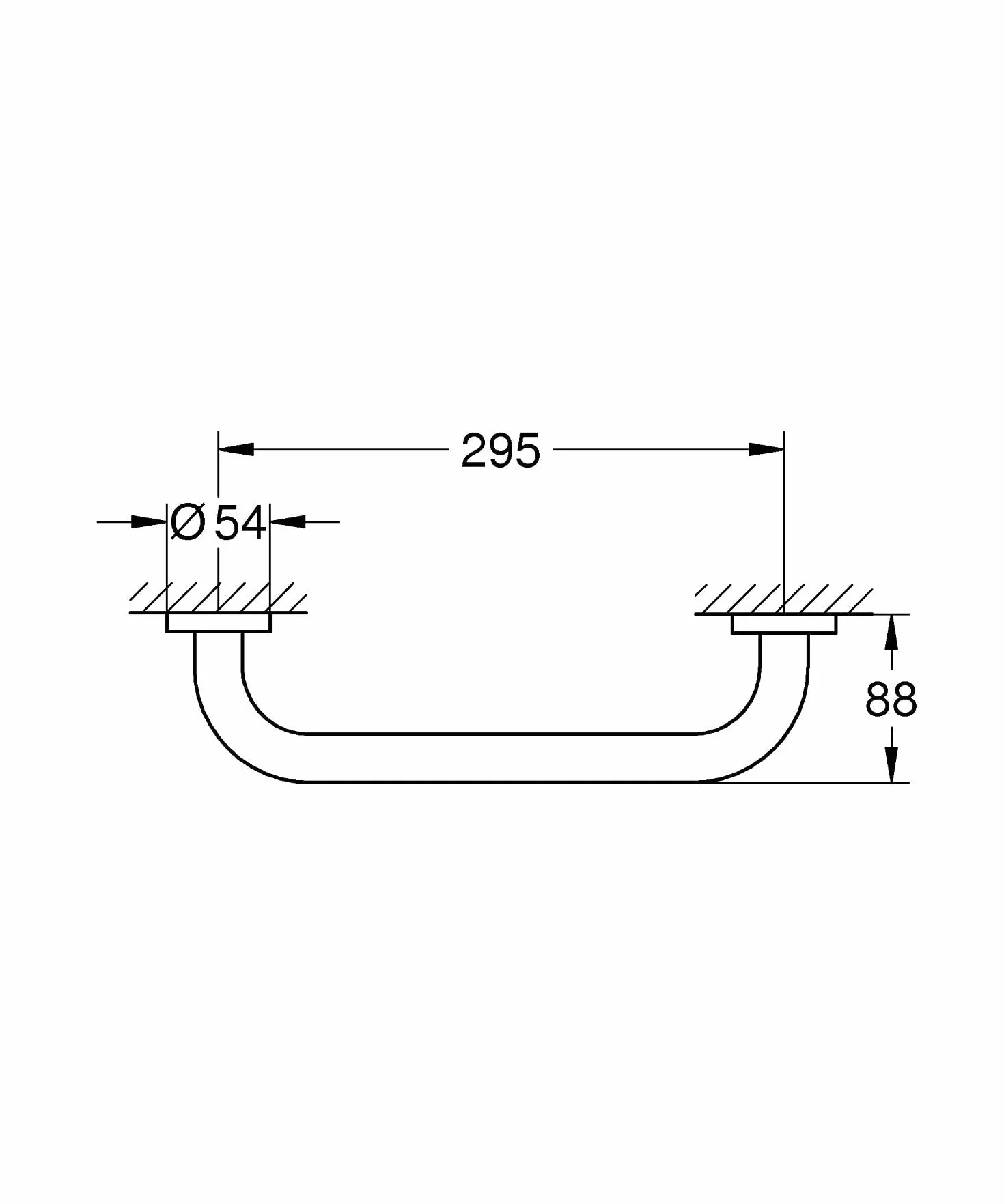 Grohe Start Grip Bar 295mm