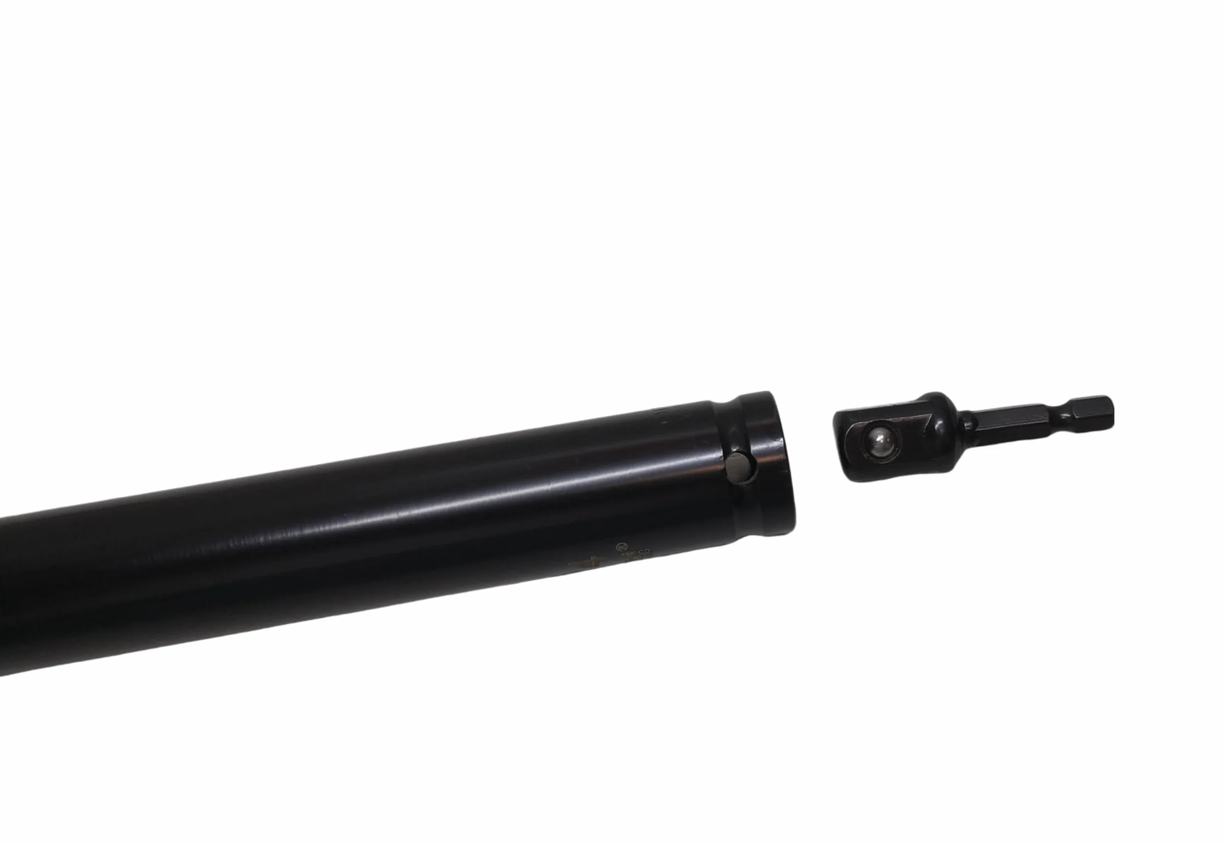 Gniazdo drążone 3/4" (19 mm), długość 11,5 cala, napęd 1/2" lub chwyt sześciokątny 1/4", 6-punktowe, do długich prętów gwintowanych/śrub/kołków