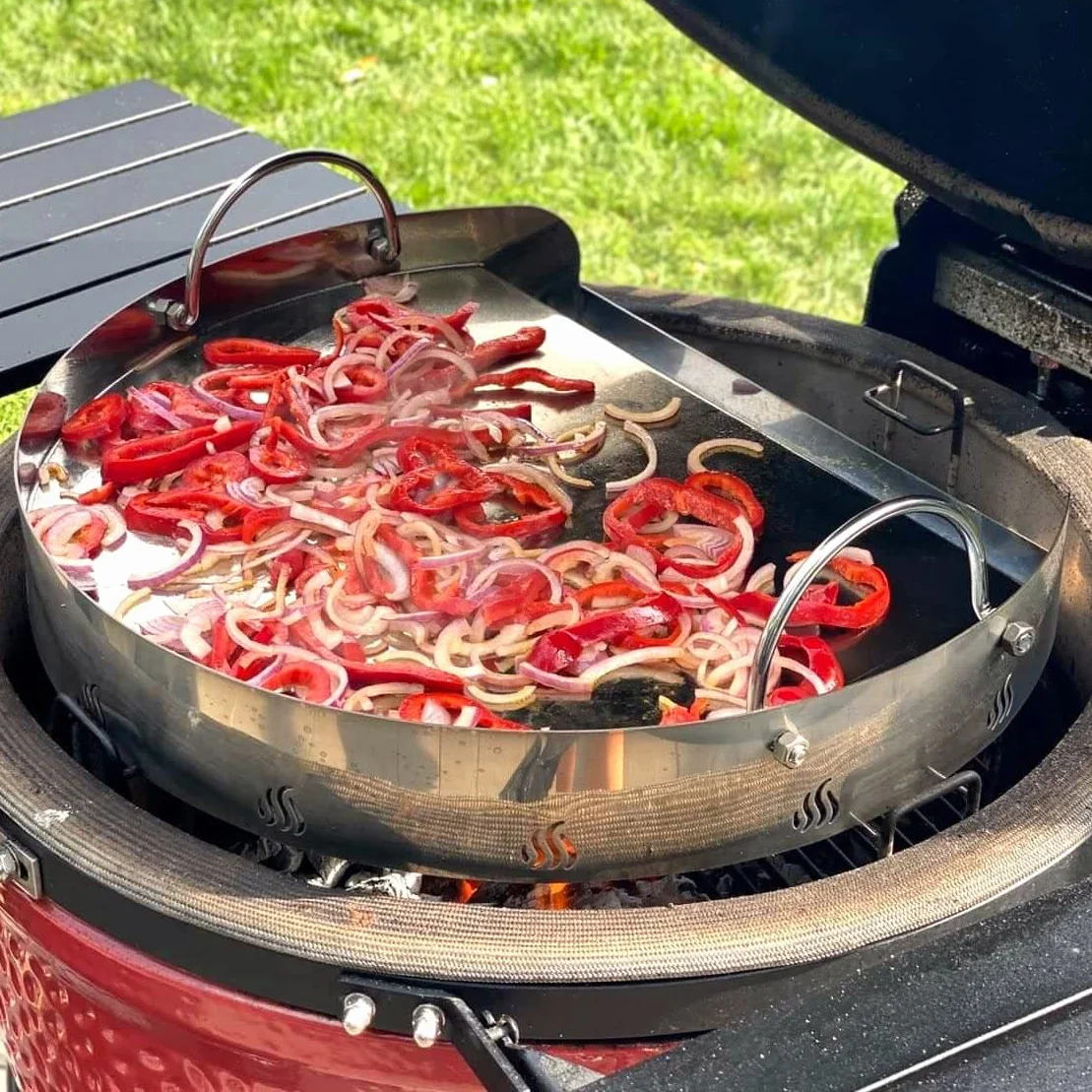 BBQ-TORO uniwersalna płyta grillowa ze stali nierdzewnej do grilla gazowego