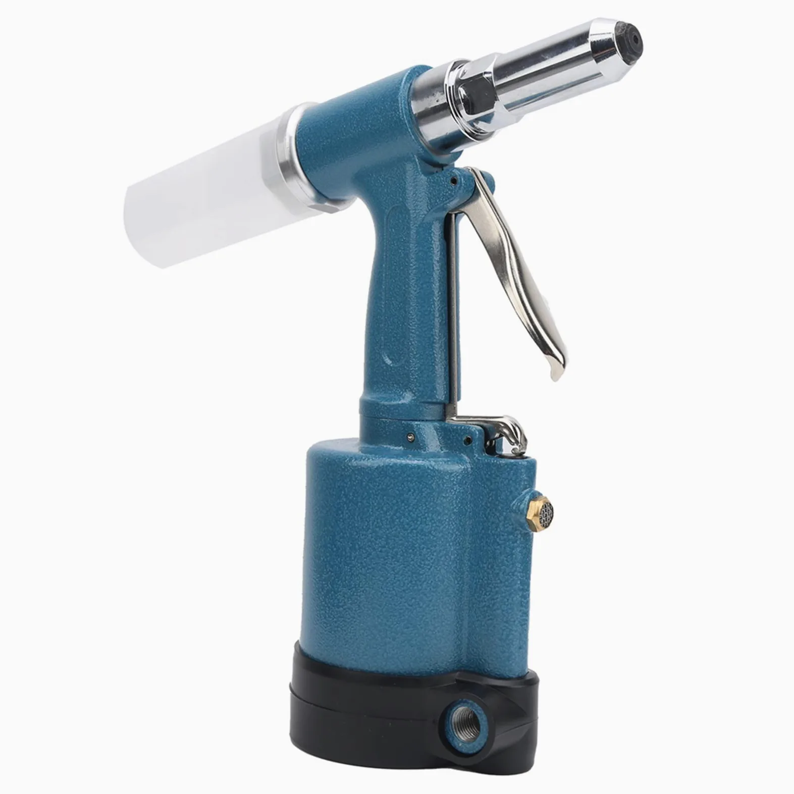 Pneumatyczny pistolet do nitowania, KP-702 Blue Air Nitownica Przemysłowa 3-szczękowa nitownica pneumatyczna Aluminiowa konstrukcja hydrauliczna dla lotnictwa(European Style)