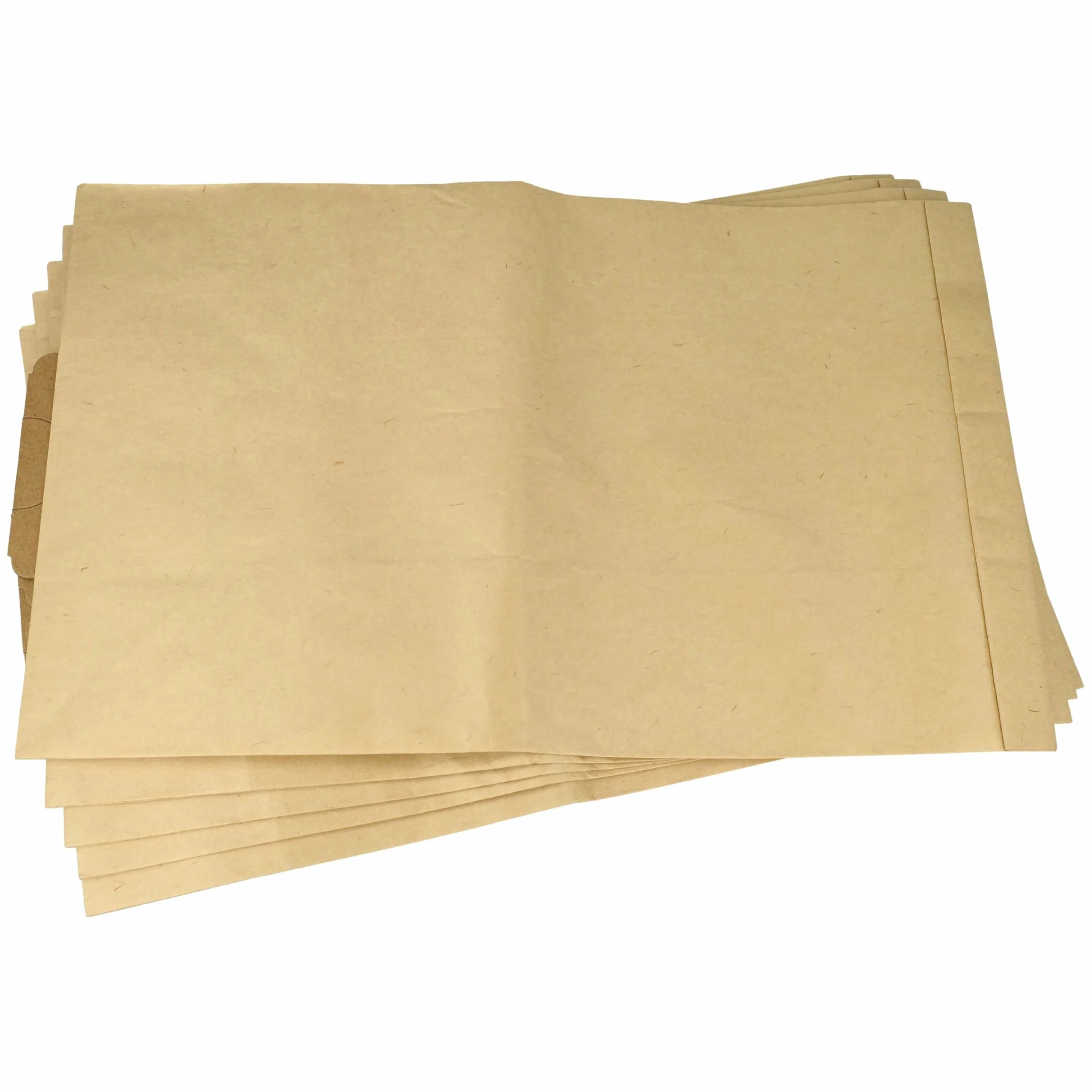 vhbw 50 x worek do odkurzacza kompatybilny z odkurzaczem Igefa CF S10, CF S10 Plus, TA 1 40 cm x 24 cm, brązowy