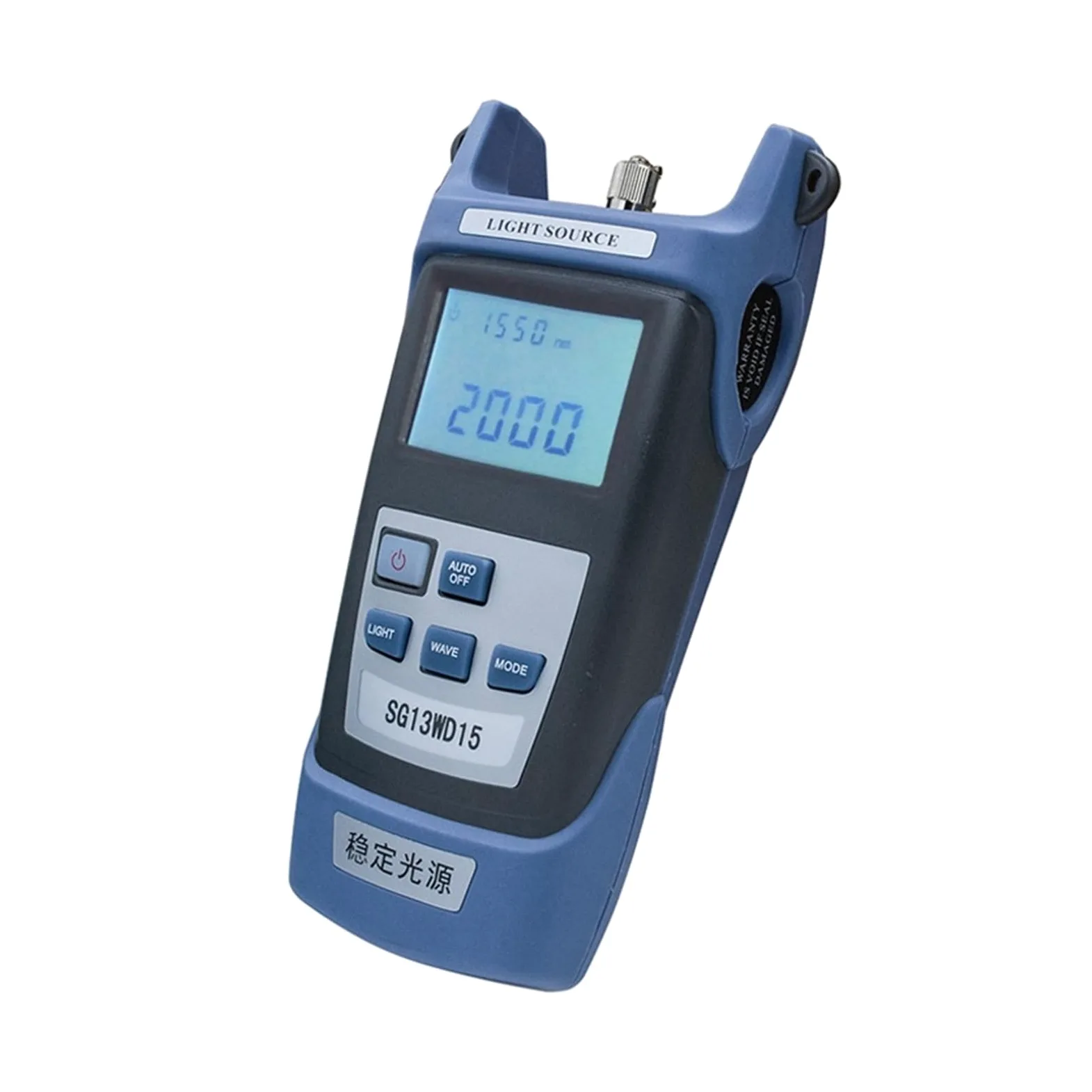 Ręczne Źródło Światła Światłowodowego SG13WD15, Tester Światłowodowy FTTH 1310/1550nm Instrument Komunikacyjny Profesjonalne narzędzie dla elektryków
