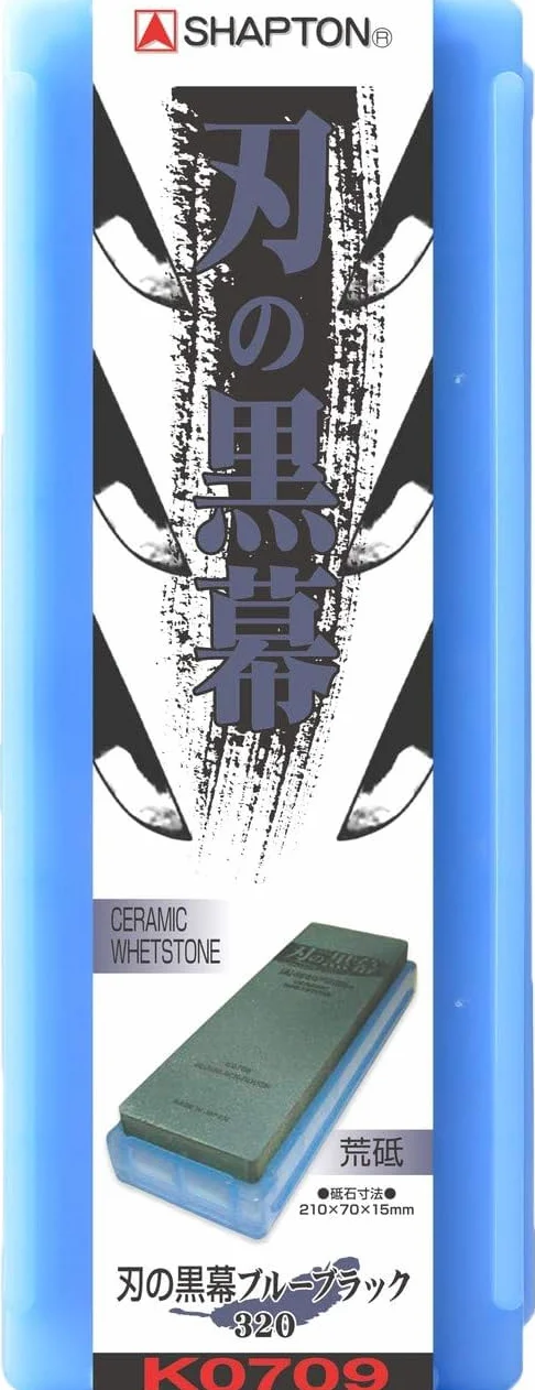 SHAPTON Ha No Kuromaku ceramiczna osełka szorstka ziarnistość (#320) + średnia ziarnistość (#1000)