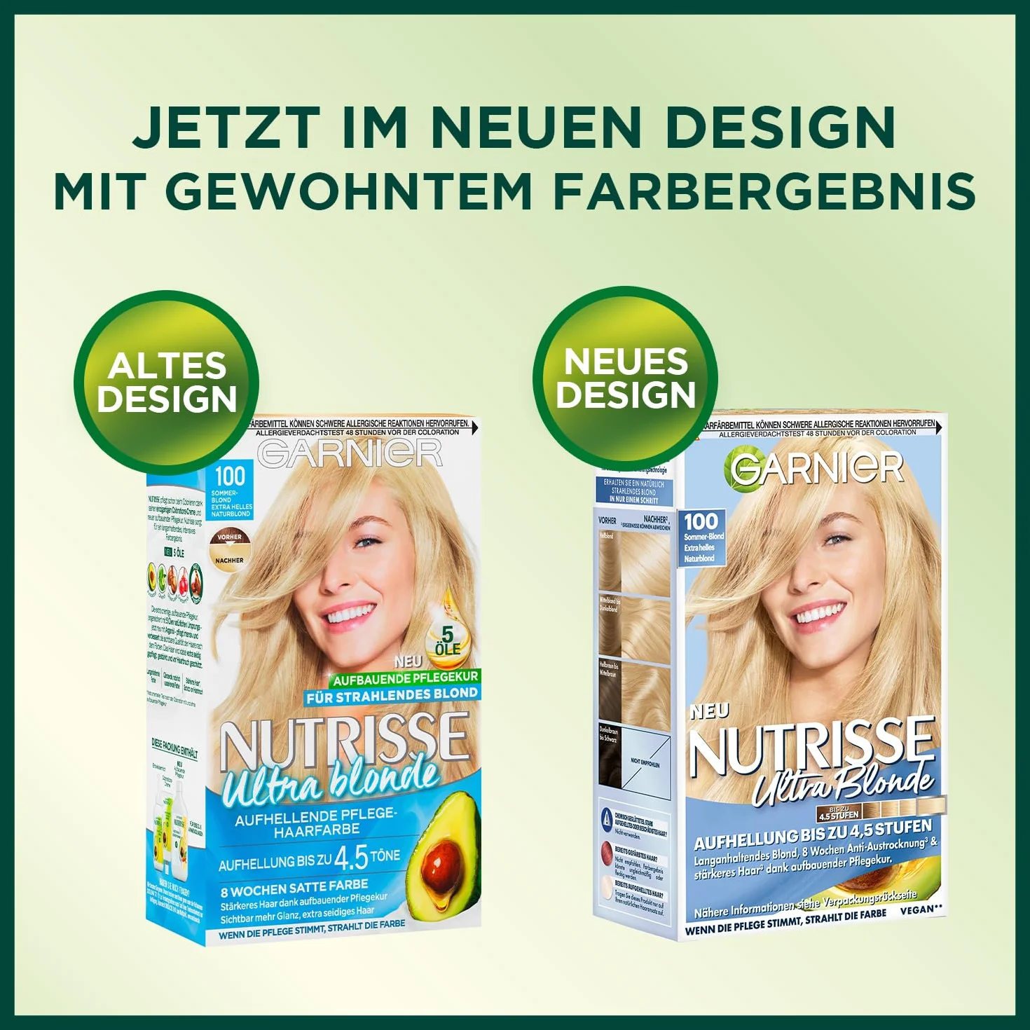 Garnier Nutrisse krem nr 100 ekstra jasny naturalny blond, trwała pielęgnacja włosów, z odżywczymi olejkami owocowymi, 100% pokrycie siwych