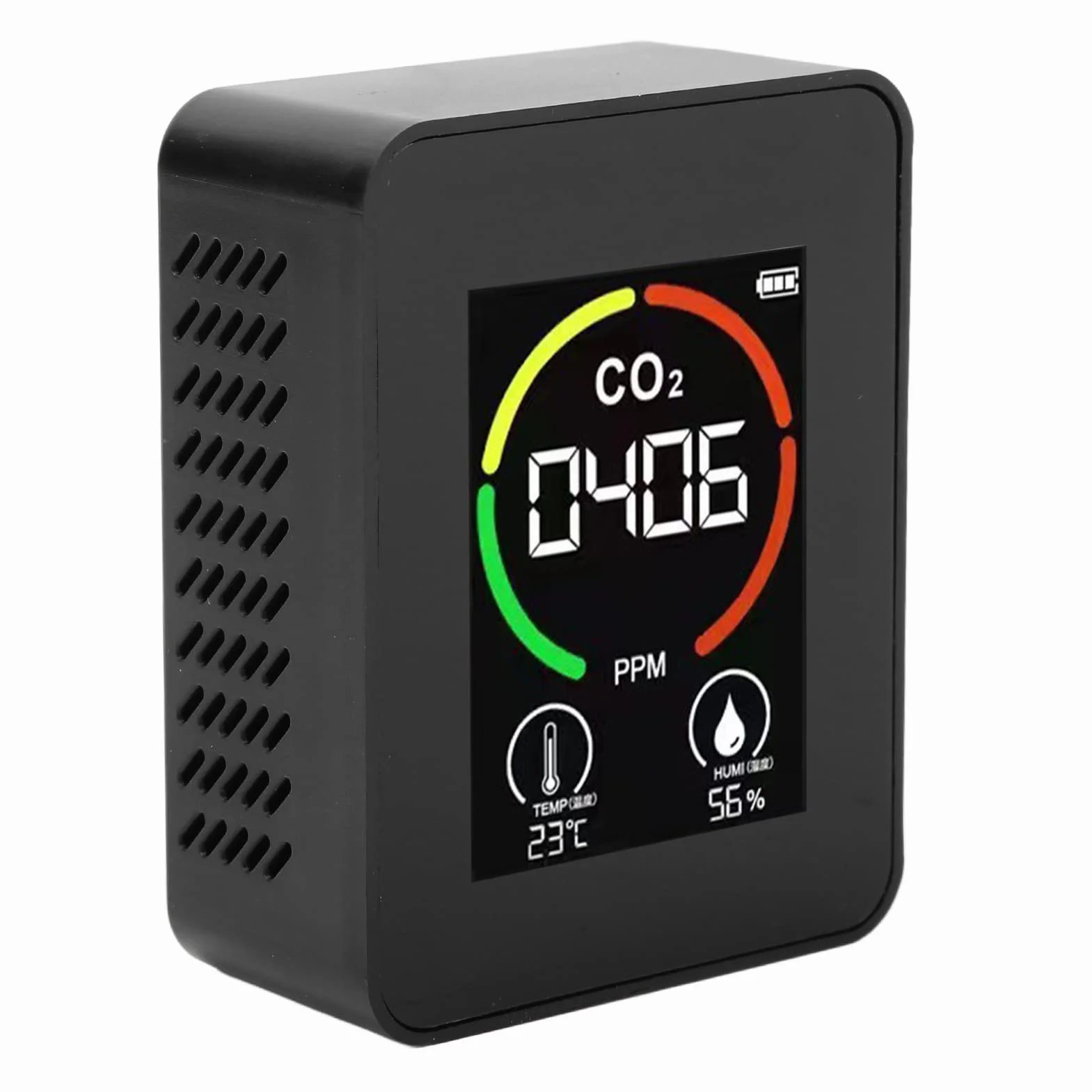 Czujnik CO2 Monitor jakości powietrza z czujnikiem TVOC Monitor w czasie rzeczywistym, łatwy odczyt do domu