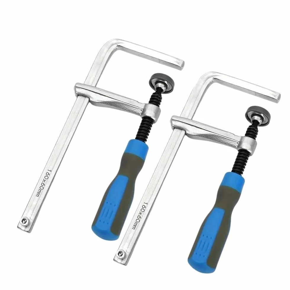 VIDOO Zacisk Jaskółczy Ogon 160x60mm Heavy Duty z Miękkim Uchwytem Narzędzie Zaciskowe dla Prac Stolarskich i łączonych-2 PCS