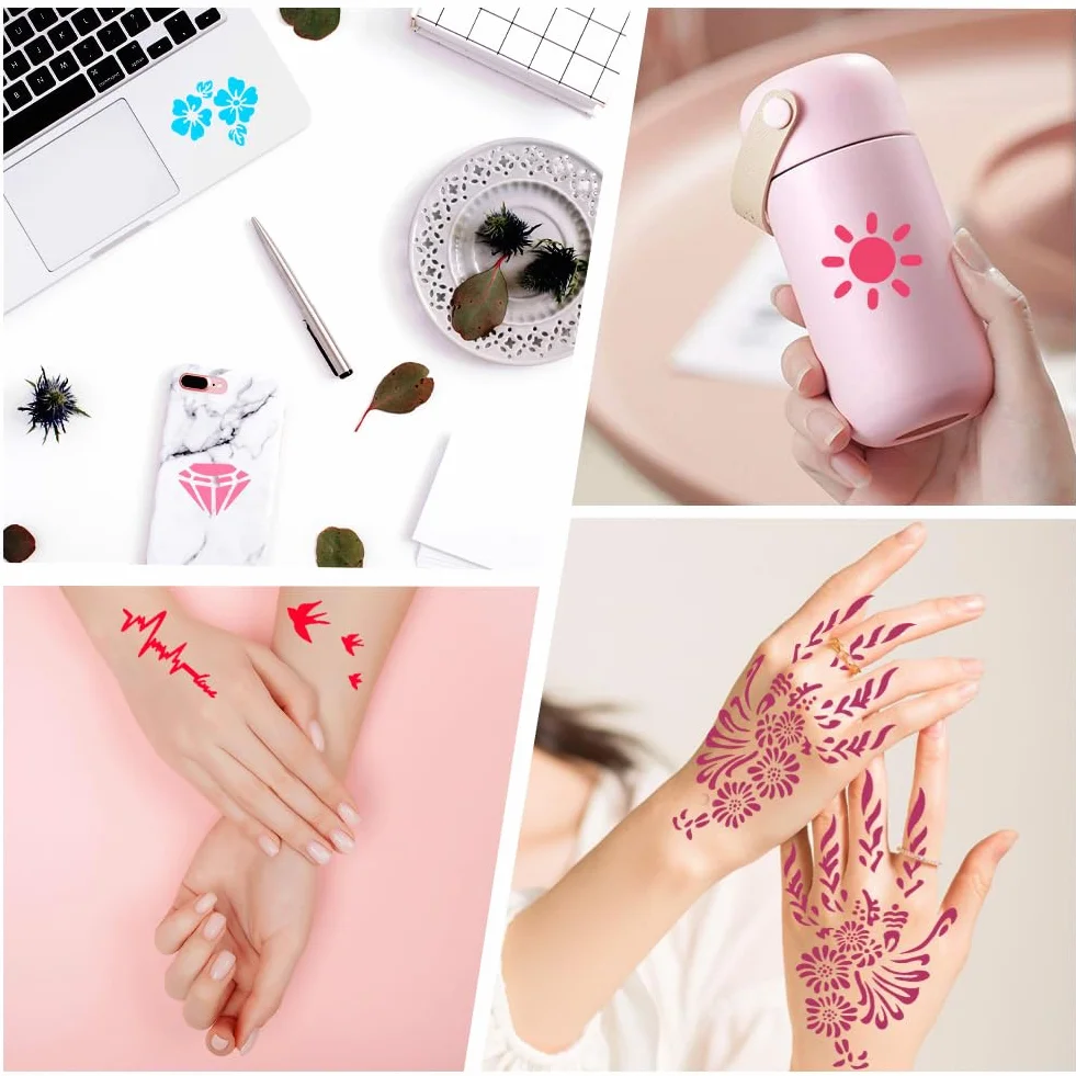 14 arkuszy tymczasowych tatuaży, Face Body Art Paint, 200 wzorów wodoodpornych tatuaży festiwalowych naklejek dla dzieci i dorosłych na twarz, dłonie, stopy, palce