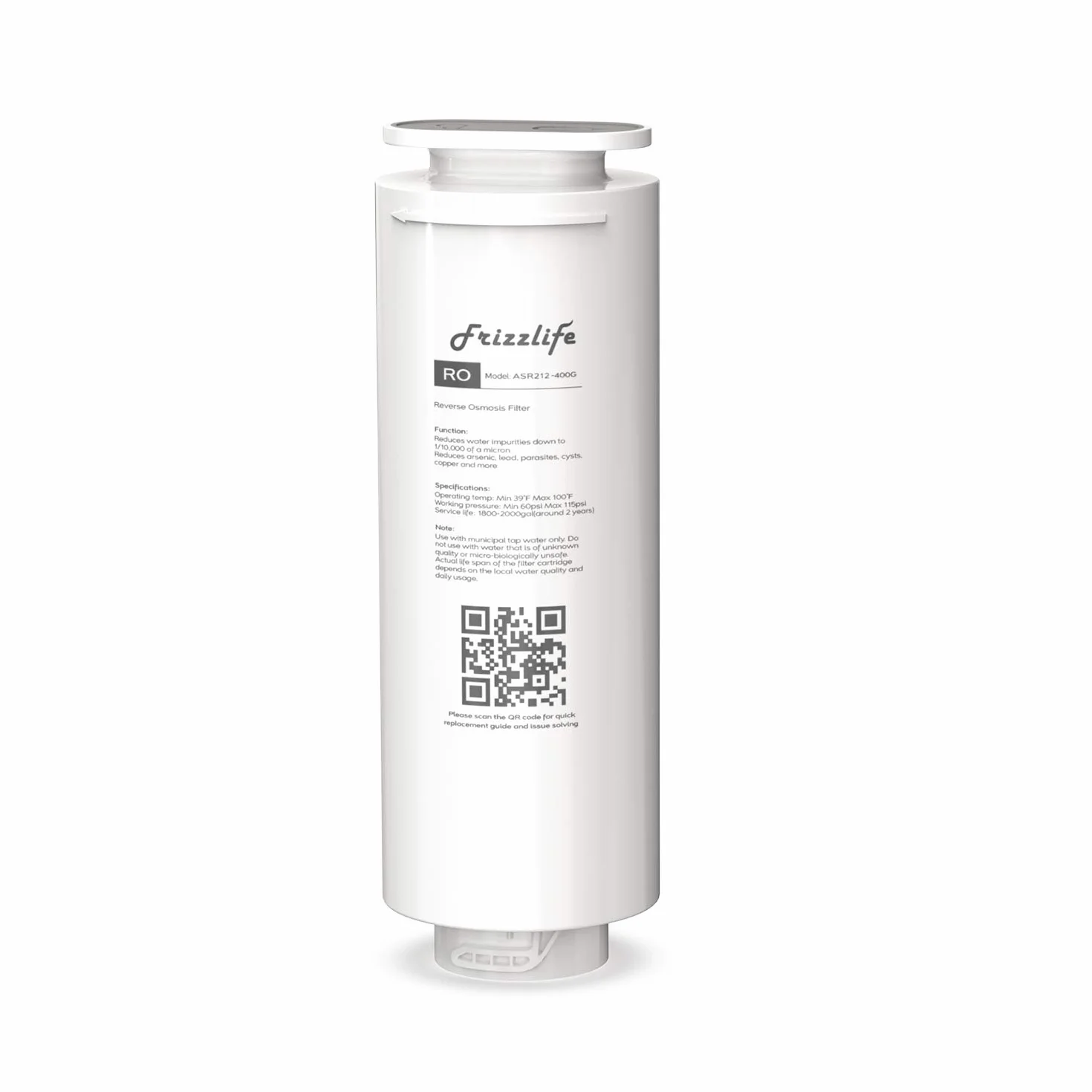 FRIZZLIFE ASR212 400G RO Wymienny wkład filtrujący do PD400 (2. stopień)