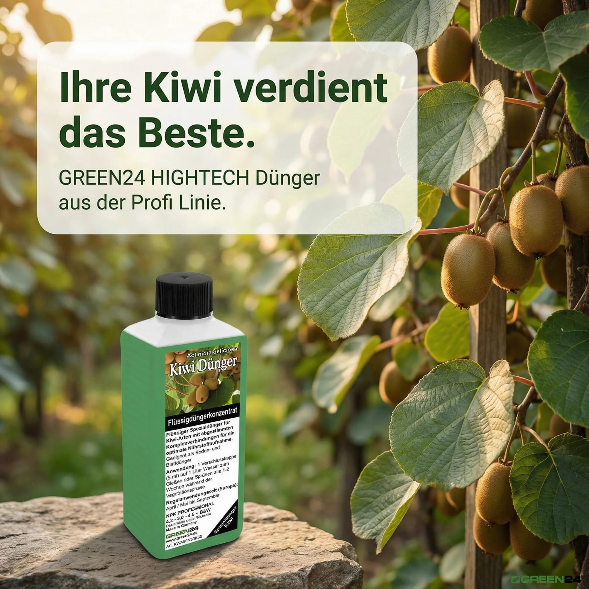 Green24 Nawóz do kiwi Actinidia deliciosa NPK, Kwietniki i doniczki