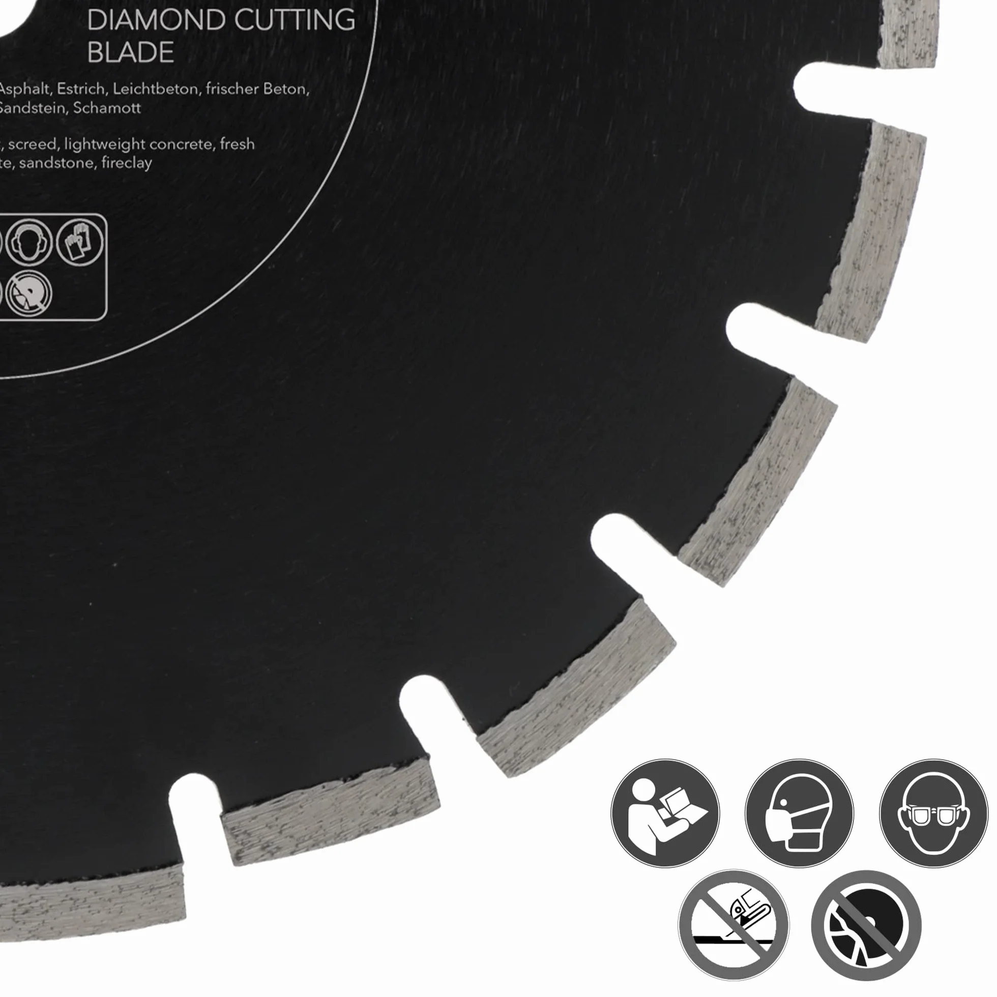 PRODIAMANT Tarcza diamentowa 350 mm x 20 mm ścierna do dróg, asfaltu, jastrychu, lekkiego betonu, świeżego betonu, piaskowca i szamotu