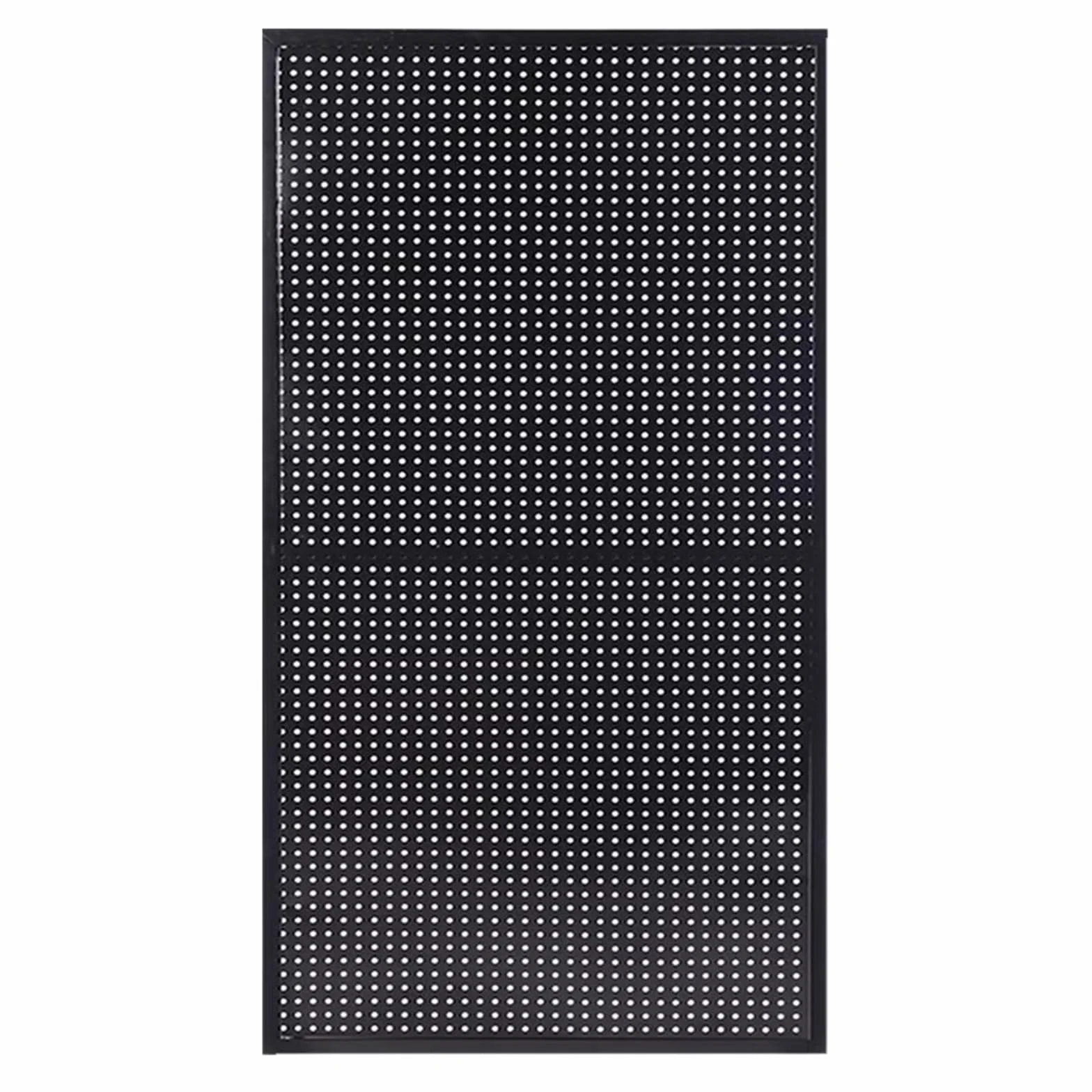 Metalowa ściana pegboardowa - wytrzymały system regałów pegboard do garażu, warsztatu i domu, czarny, 80 x 100 cm, idealny do przechowywania narzędzi i akcesoriów