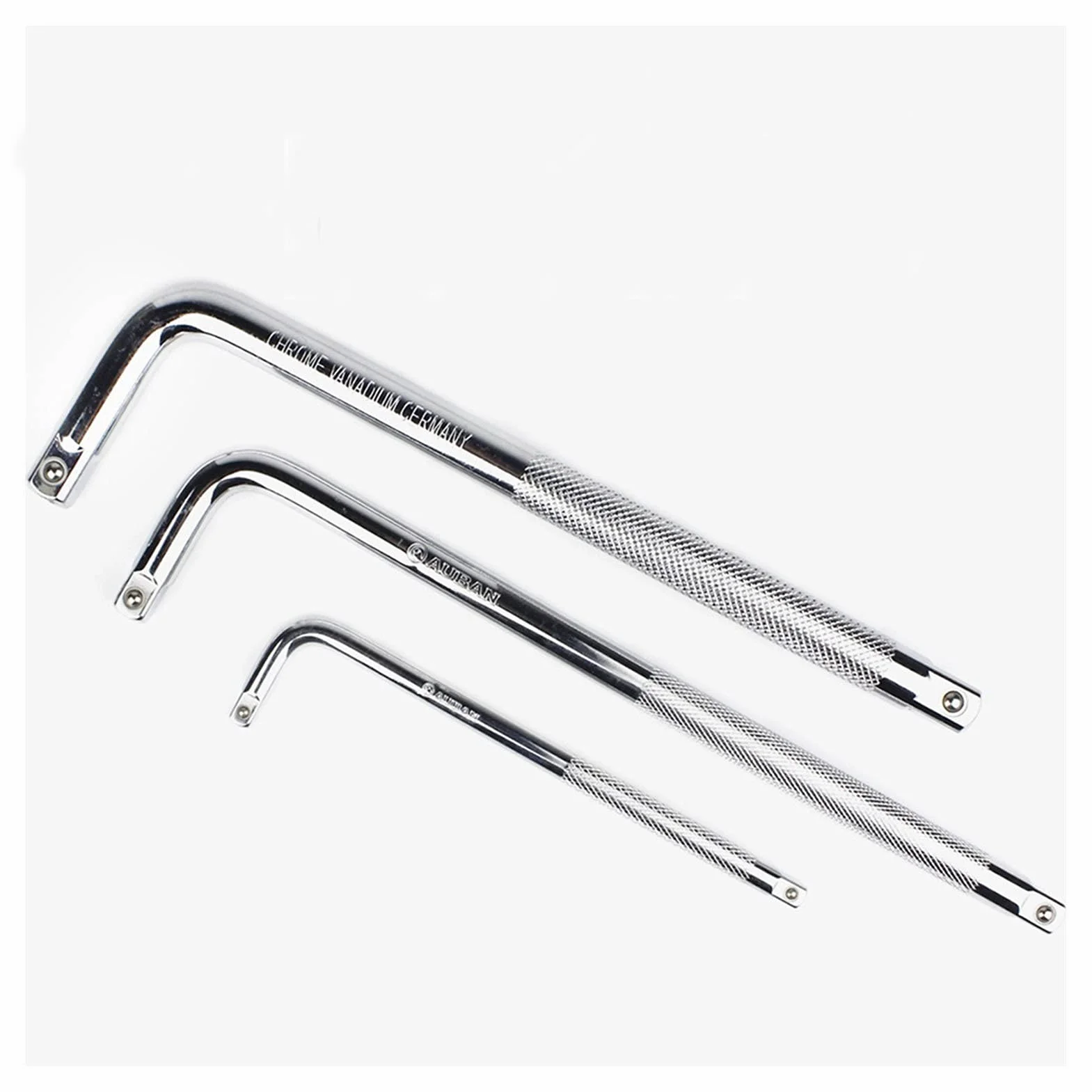 Klucz nastawny ze stali nierdzewnej, klucze nastawne szczękowe, 1 szt. nasadki typu L z wygiętym prętem Ex 1/4", 3/8", 1/2" nasadki z uchwytem L, narzędzia ręczne 150 mm, 250 mm, 6" i 10"