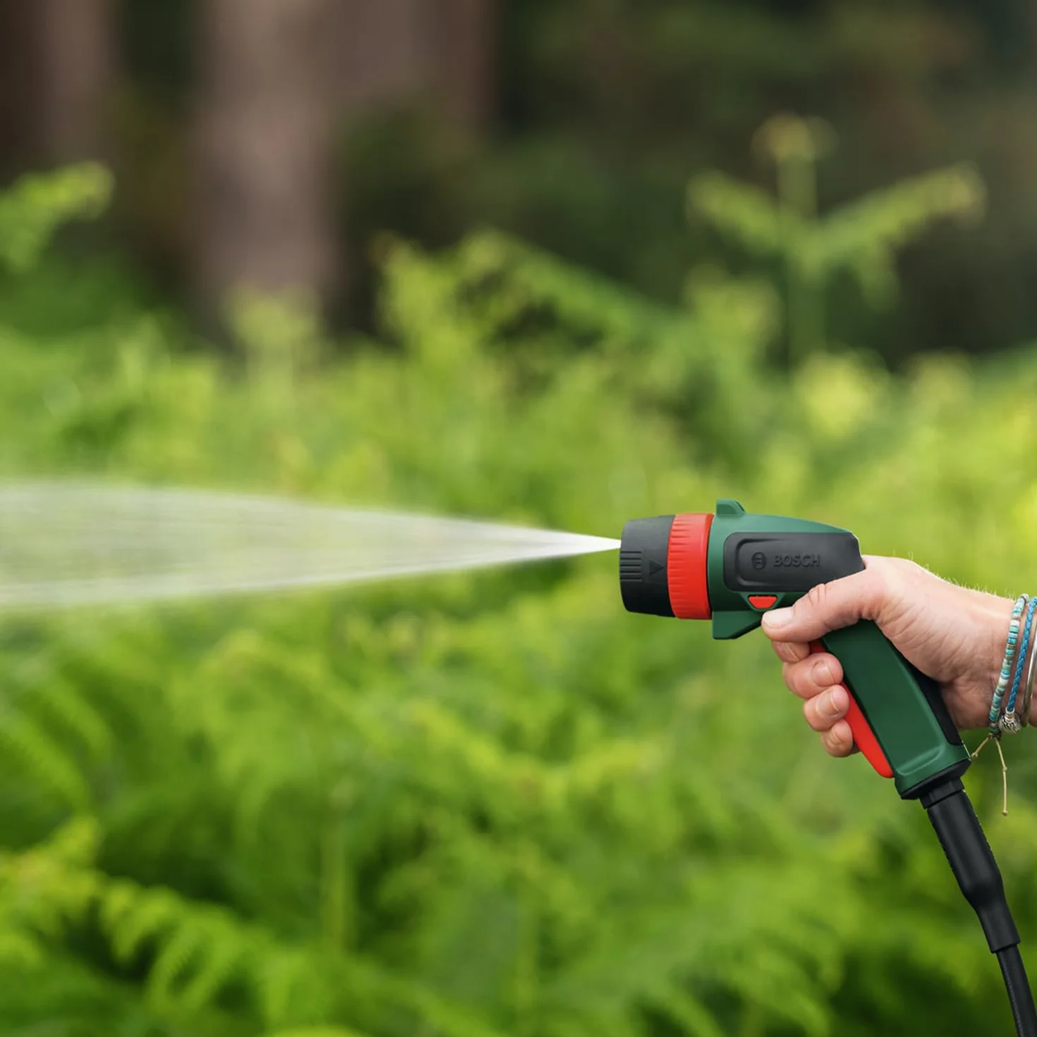 Bosch Fontus 18 V-6 myjka ciśnieniowa do rowerów (mobilna, mini, 6-litrowy zbiornik na wodę, 8 poziomów ciśnienia, przechowywanie węża i pistoletu, akumulator onhe)