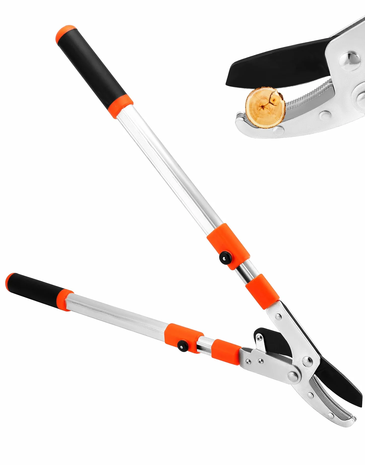 QWORK Teleskopowe nożyce do przycinania 66-103CM stal stopowa SK5