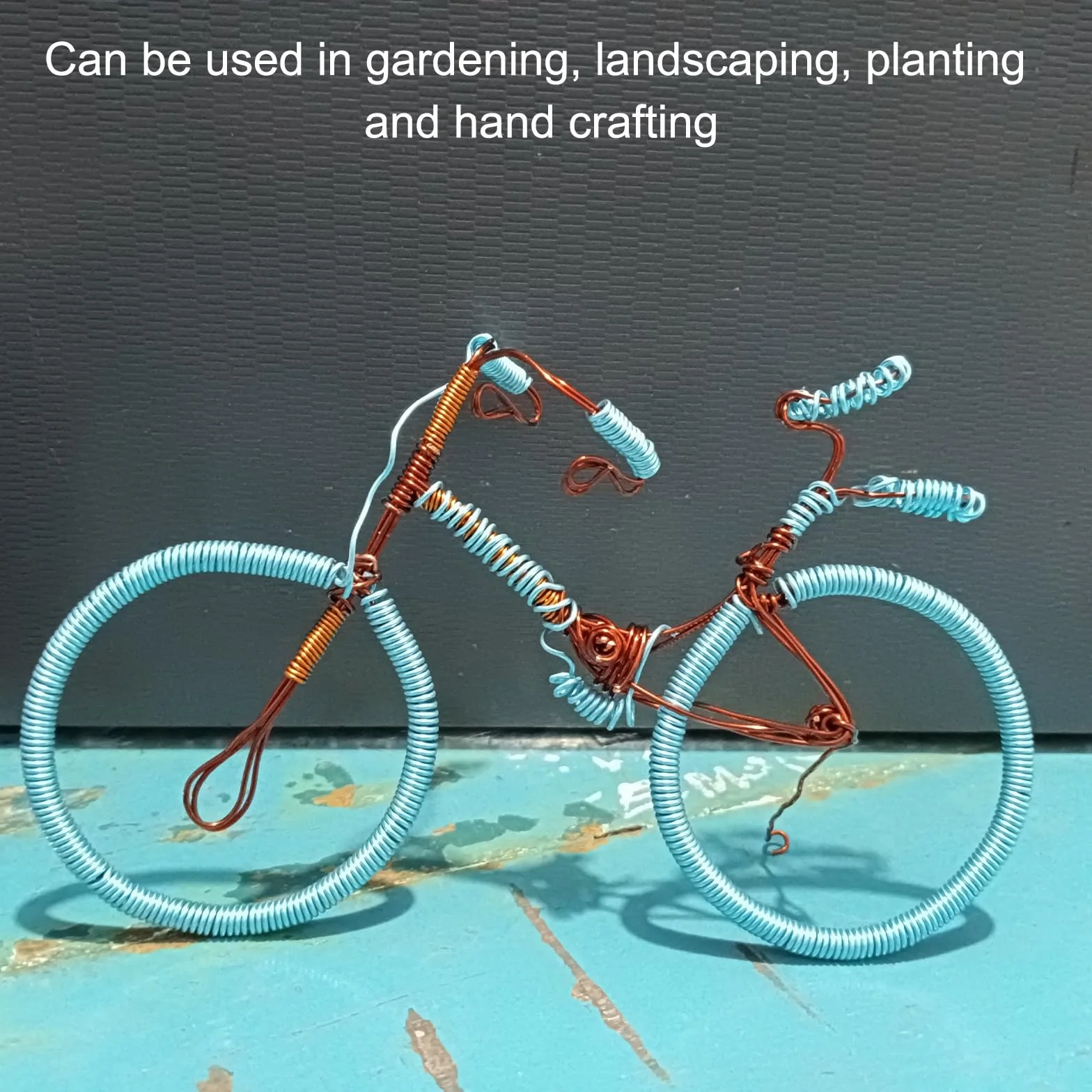 QUARKZMAN Anodowany aluminiowy drut bonsai 0,8 mm 10m brązowy