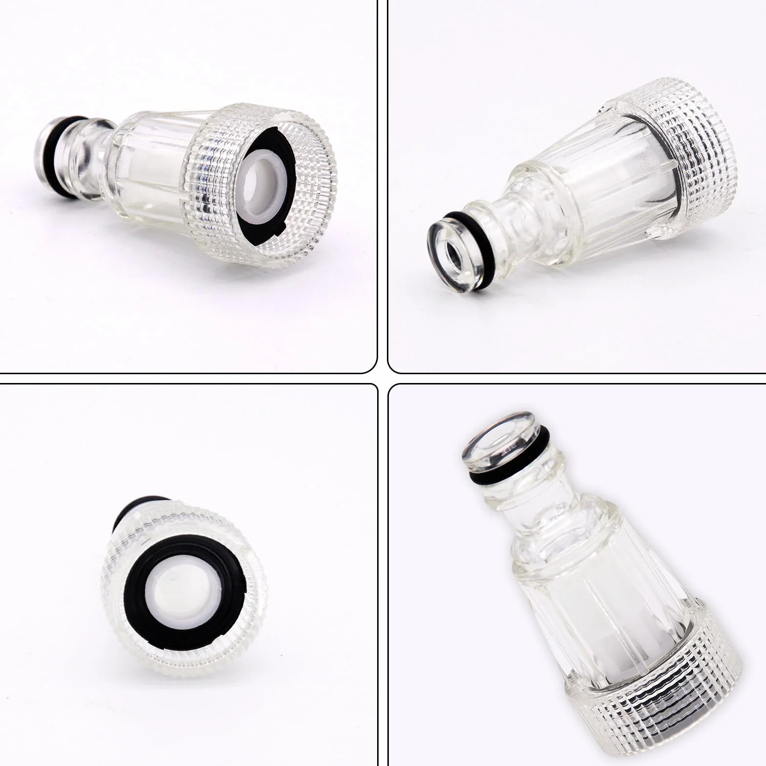 4 myjki ciśnieniowej Filtry wody, części zamienne, adapter złącza 25 mm, dla filtra 3/4 cala