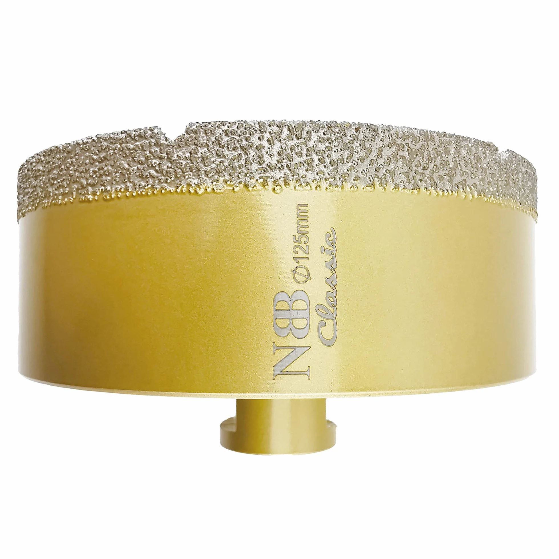 NBB Frez diamentowy z M14, korona diamentowa do profesjonalnego wiercenia na sucho i na mokro w twardej porcelanie, ceramice, płytek, granicie, marmurze, płytkach, do szlifierki Angular (1, 125 mm)