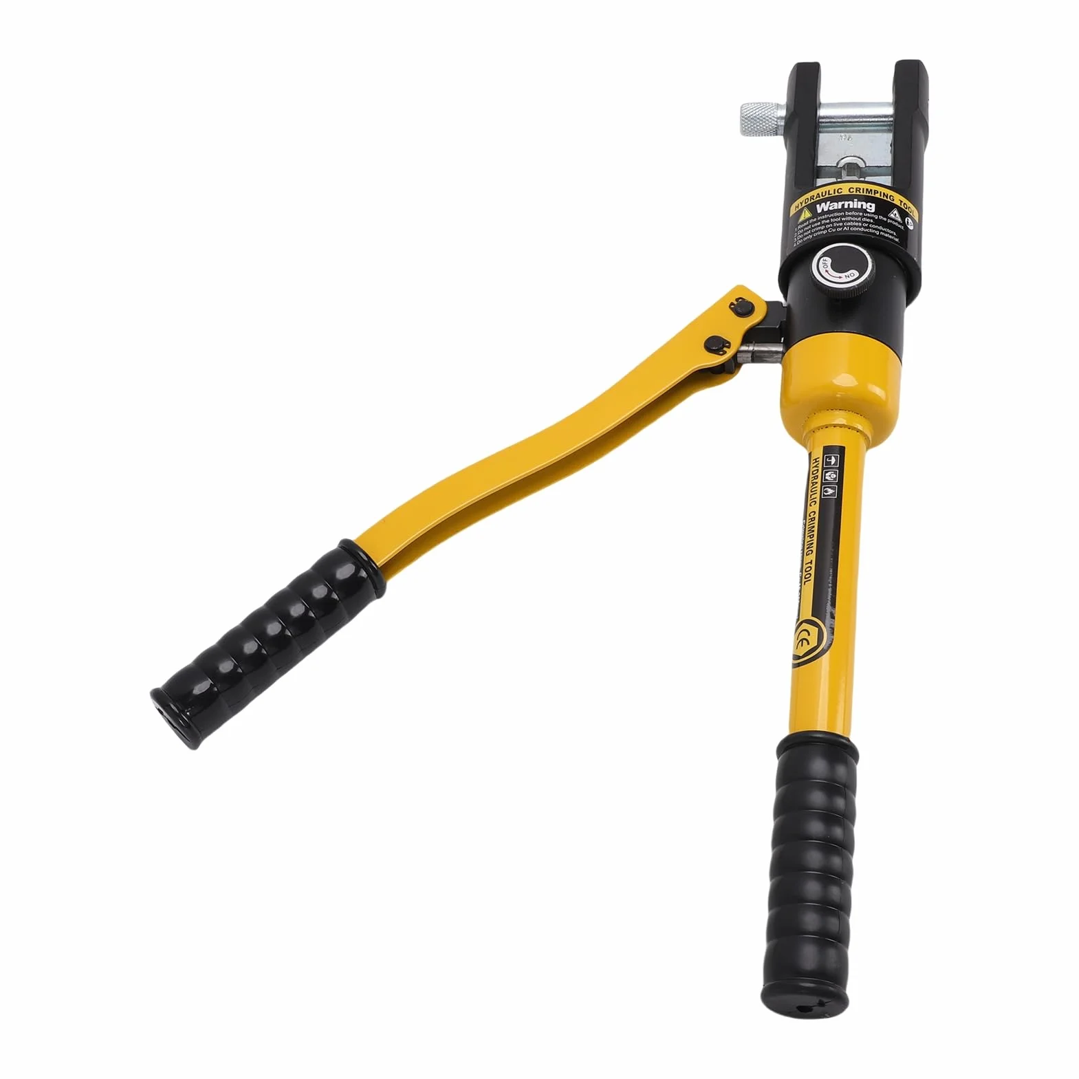 Hydrauliczne Narzędzie do Zaciskania 16T, 11 par Matryc Zaciskarka do Końcówek Kablowych, Zaciskarka Zaworu Zwrotnego Oleju z głowicą obrotową 180, Idealne 16 AWG 300, Spawanie Akumulatorów