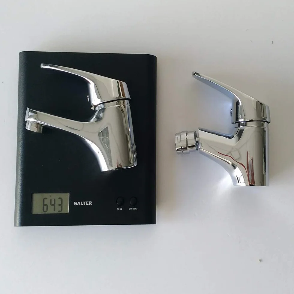 Mikser Kran Bidet Chrome + Mikser Kran Umywalka Chrome Baterie Łazienka Domu