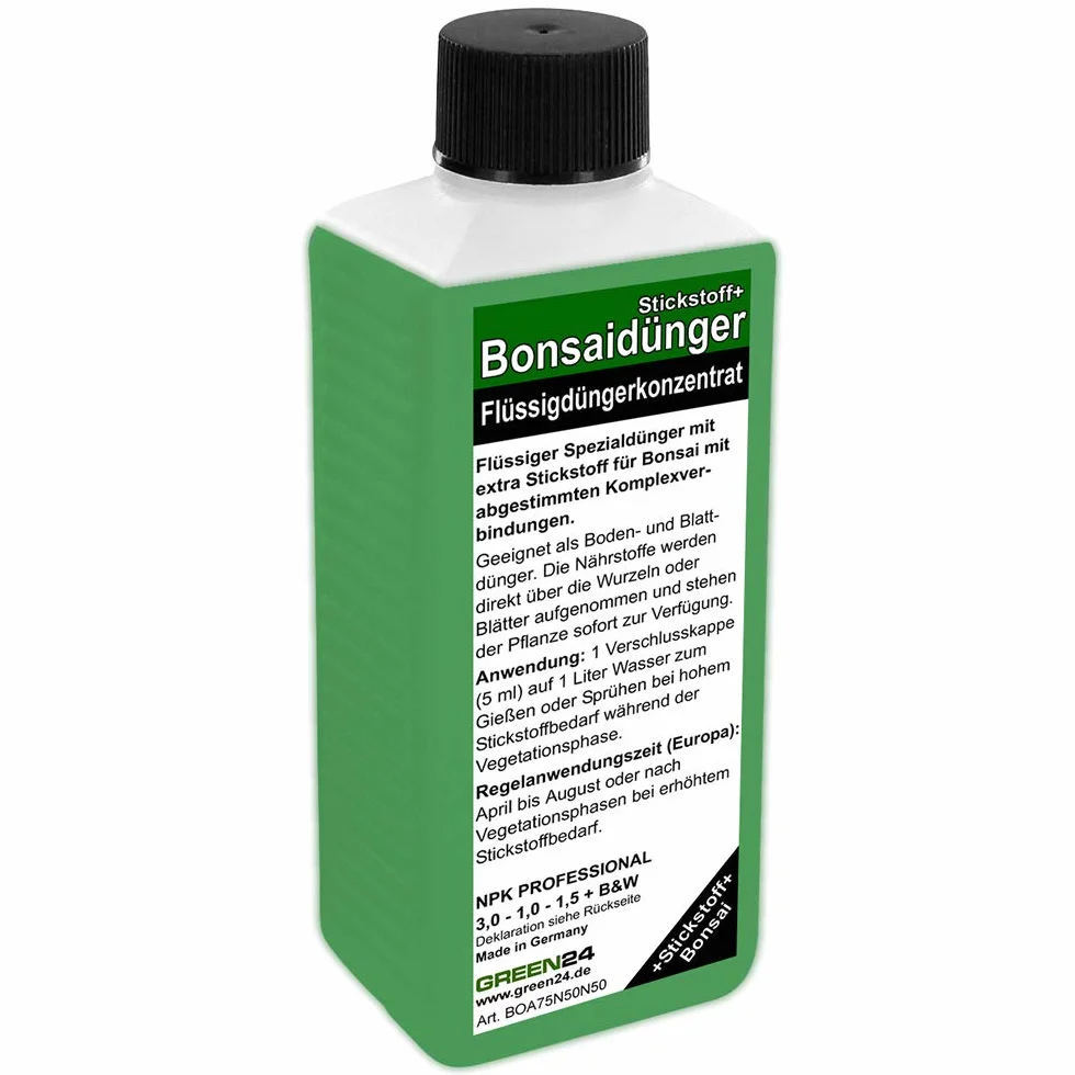 Green24 BOA75N50N50 Nawóz Do Nawożenia Roślin Bonsai, 250ml
