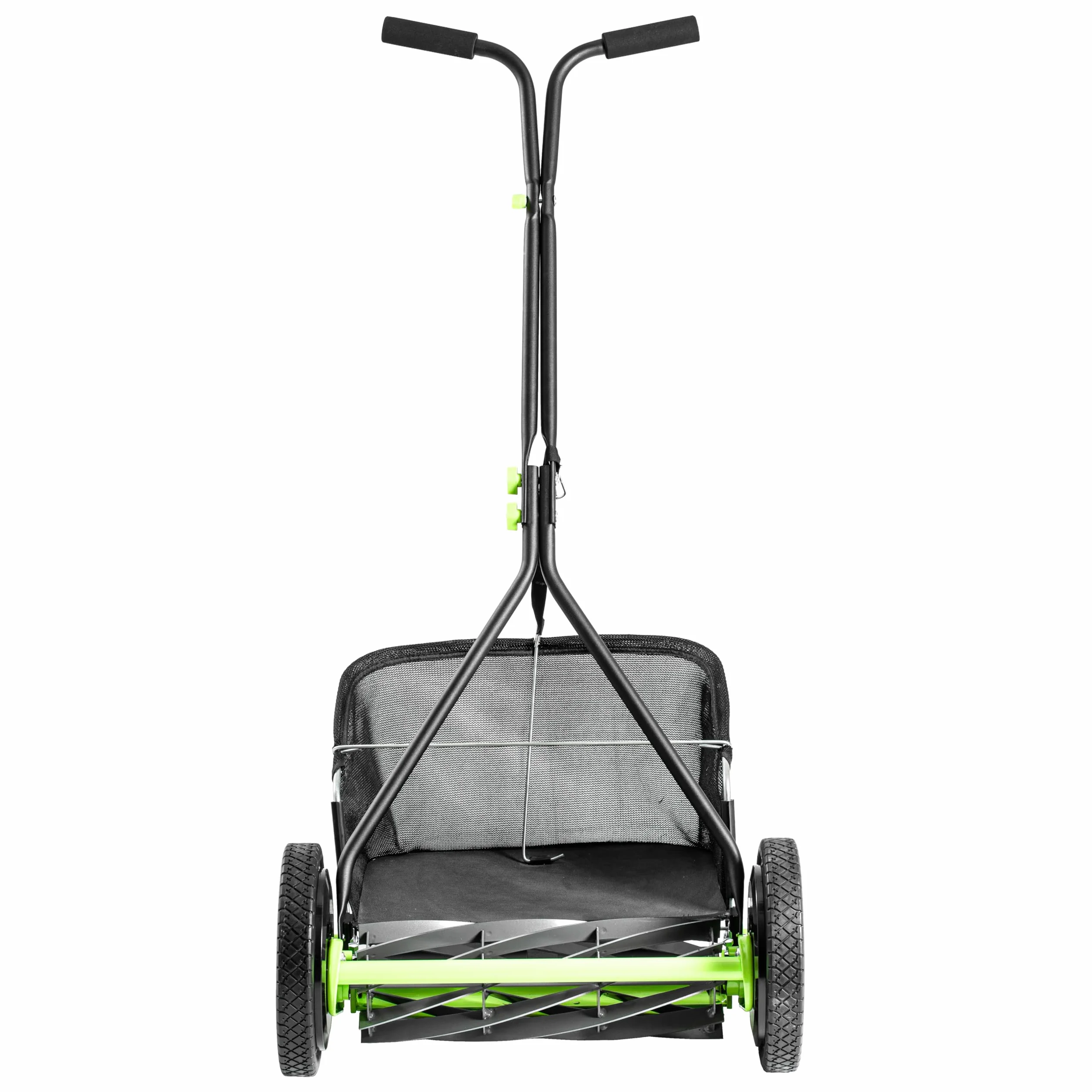 Kosiarka bębnowa Earthwise 916-16EWG – 16" z koszem na trawę z 9 nożami
