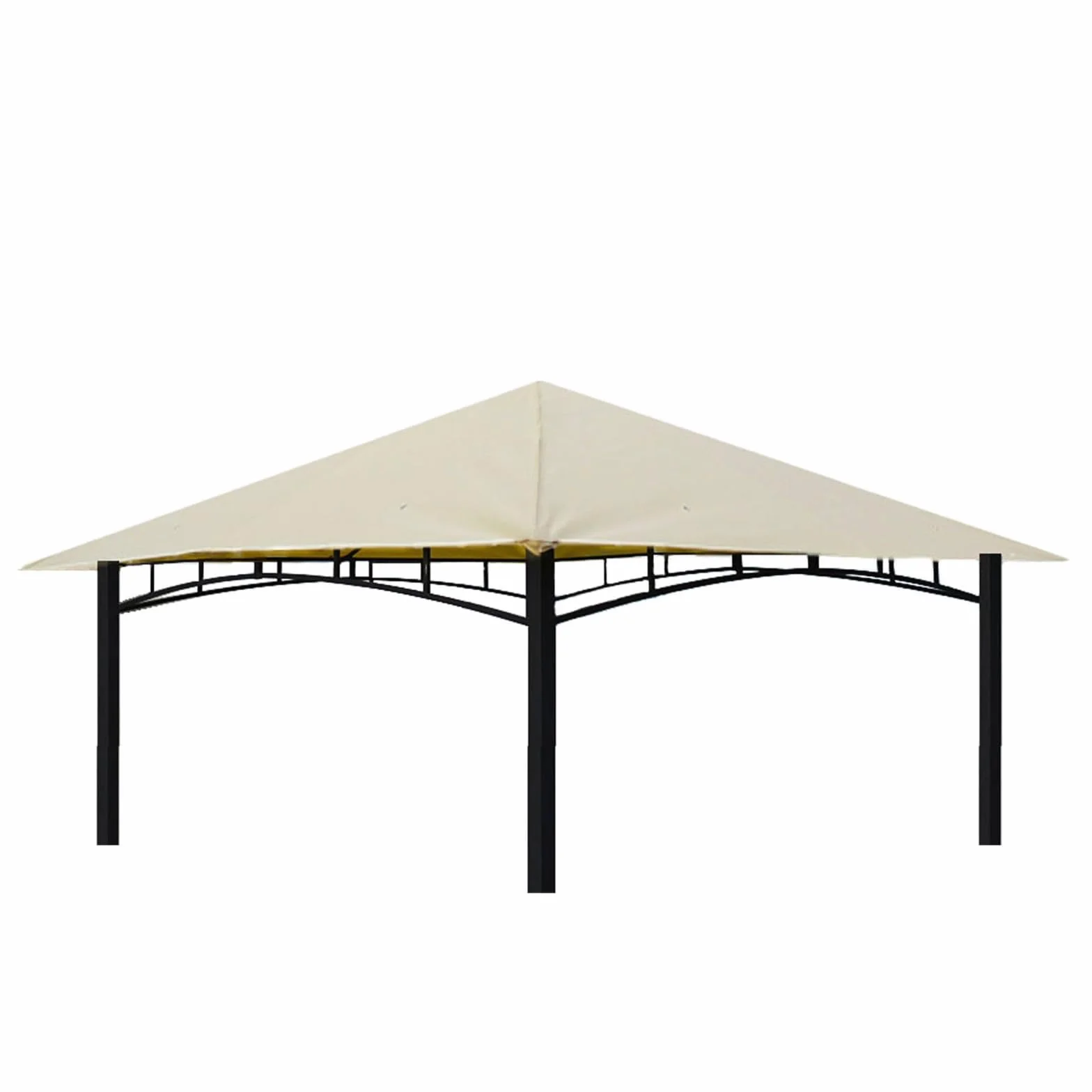 Dach zapasowy do pawilonu, 3 x 3 m, piaskowy, antyczny, wodoszczelny, materiał: Panama PCV Soft 370 g/m², bardzo mocny, model 3 (beżowy)