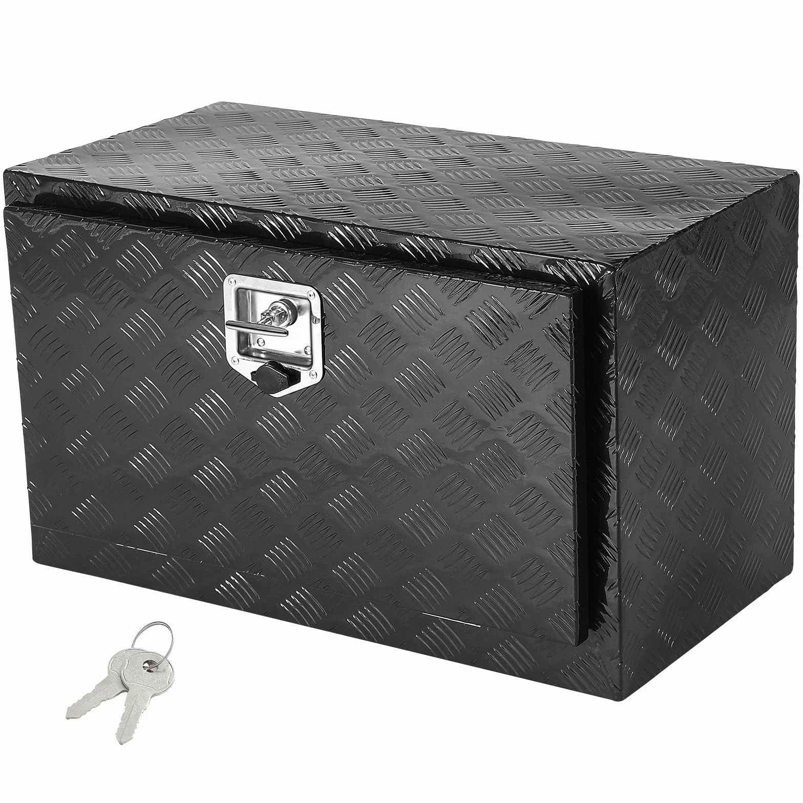 VEVOR Skrzynka narzędziowa do ciężarówek, skrzynka narzędziowa do przyczepy ciężarowej, 760 x 432 x 457 mm pudełko do przechowywania pick-up, stop aluminium, maks. obciążenie 30 kg, pudełko do