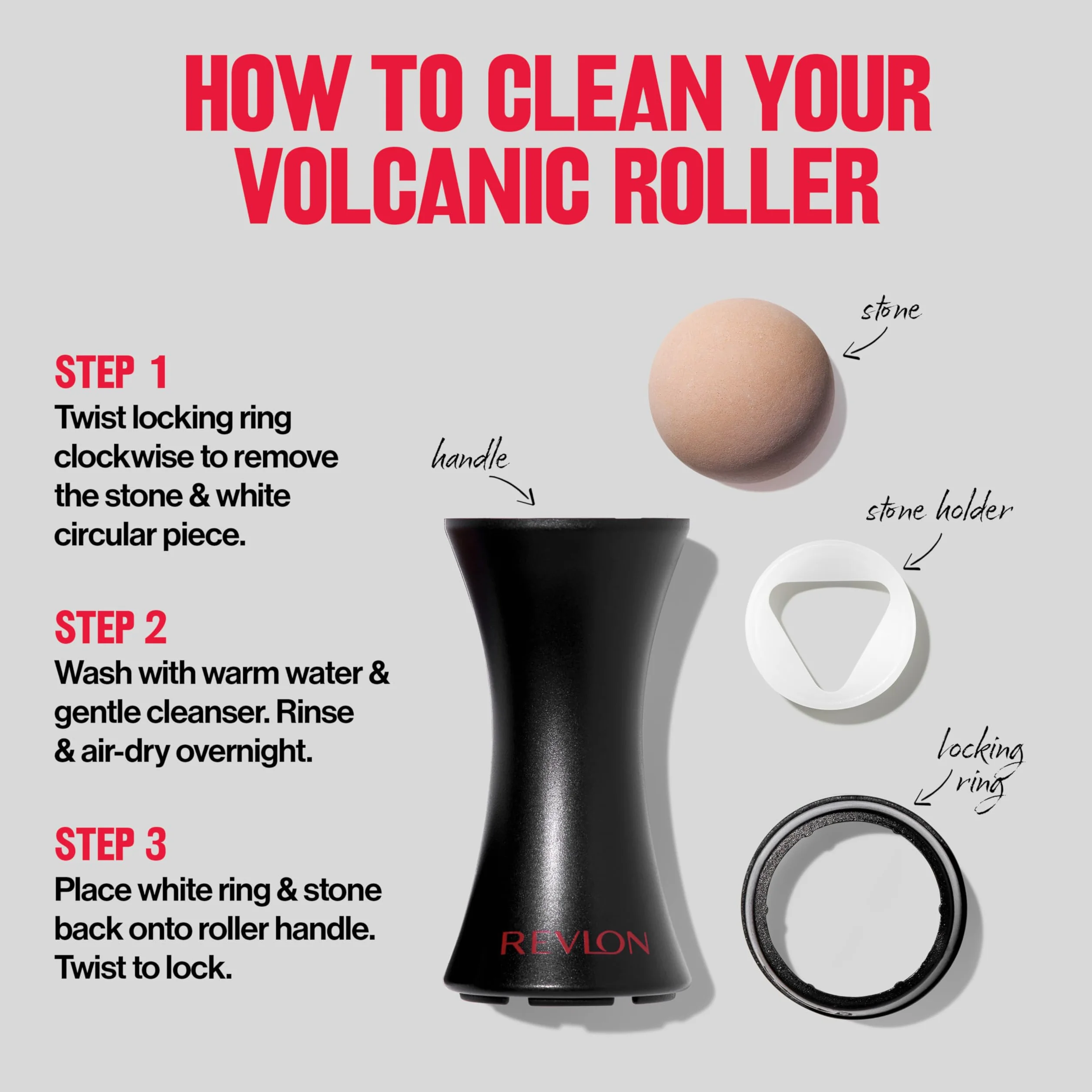 FACE VOLCANIC oil absorbing roller 1 u