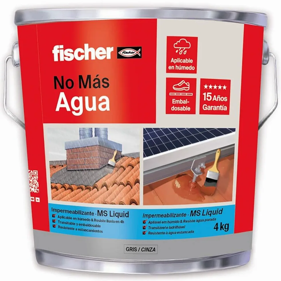 Fischer MS – Bote Impregnacja MS – ogrzewająca 4 kg szara