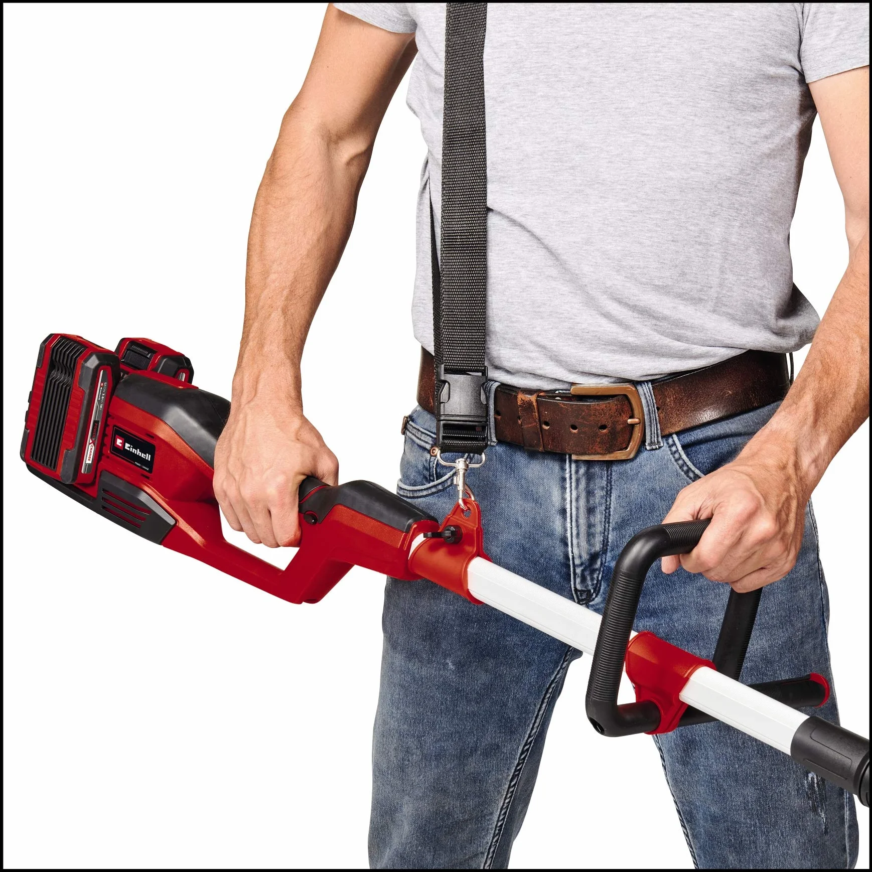 Einhell Kosiarka Akumulatorowa 2 x 18V Czerwony Czarny