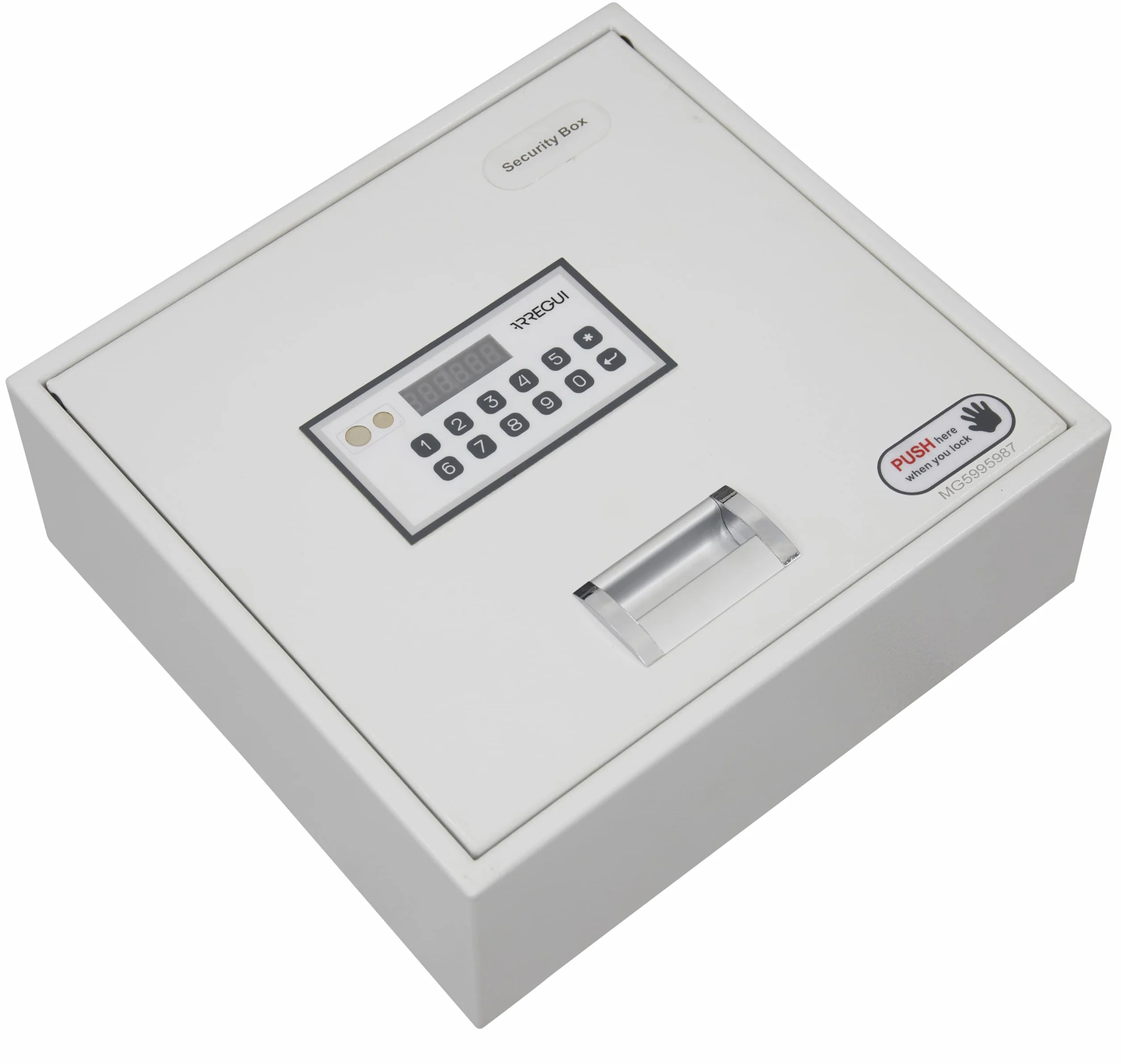 ARREGUI Magna 592000 Sejf ukryty na podłodze szafy | Kryjówka na pieniądze w domu | Domowy sejf w kamuflażu z kodem | Elektroniczny sejf | 11 x 31 x 29 cm | 5L