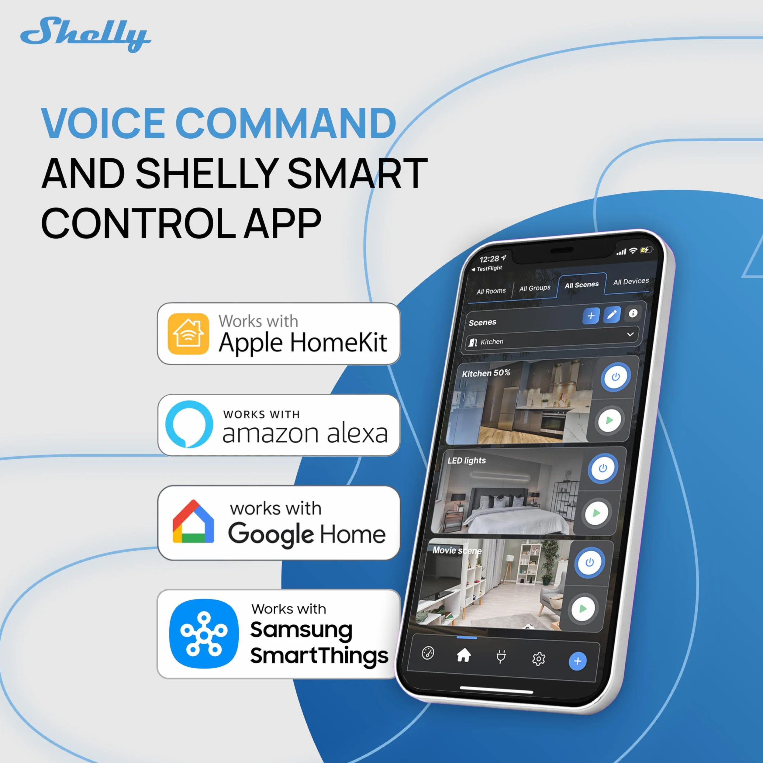 Shelly 1PM Gen4 – WLAN Smart Relais, przełącznik prądu, licznik prądu, 1 kanał, 16 A, włącznik światła, ogrzewanie, inteligentny dom, programator, Alexa & Google, mater, nie wymaga koncentratora (2